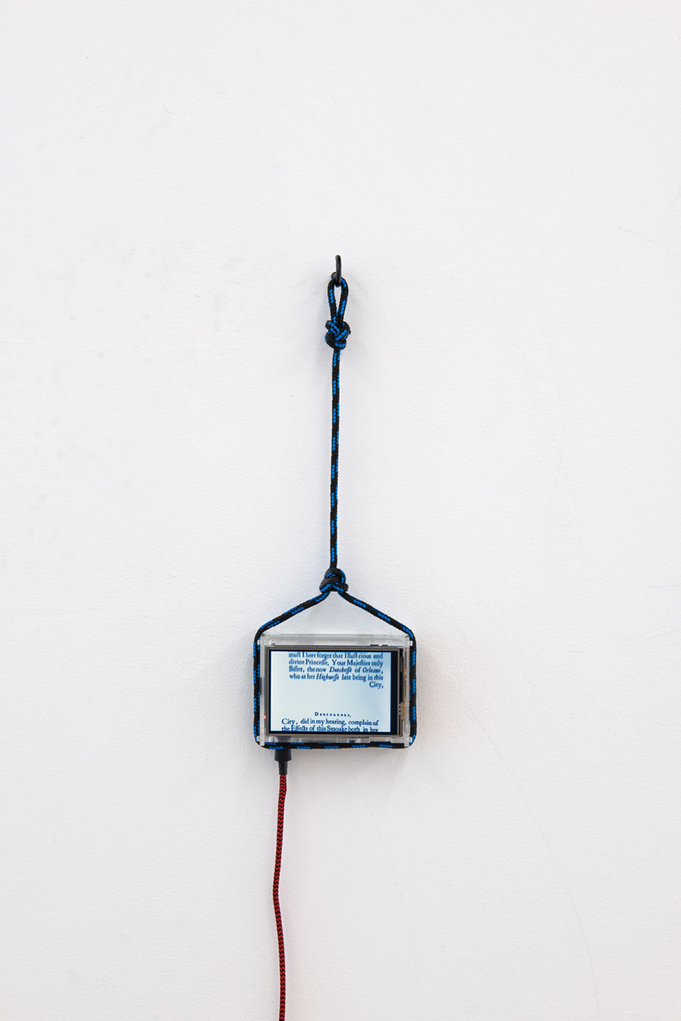 "SMART dom fumifugium" (9cm x 6cm x 2cm). Raspberry Pi with screen, acrylic case, video length: 02:00