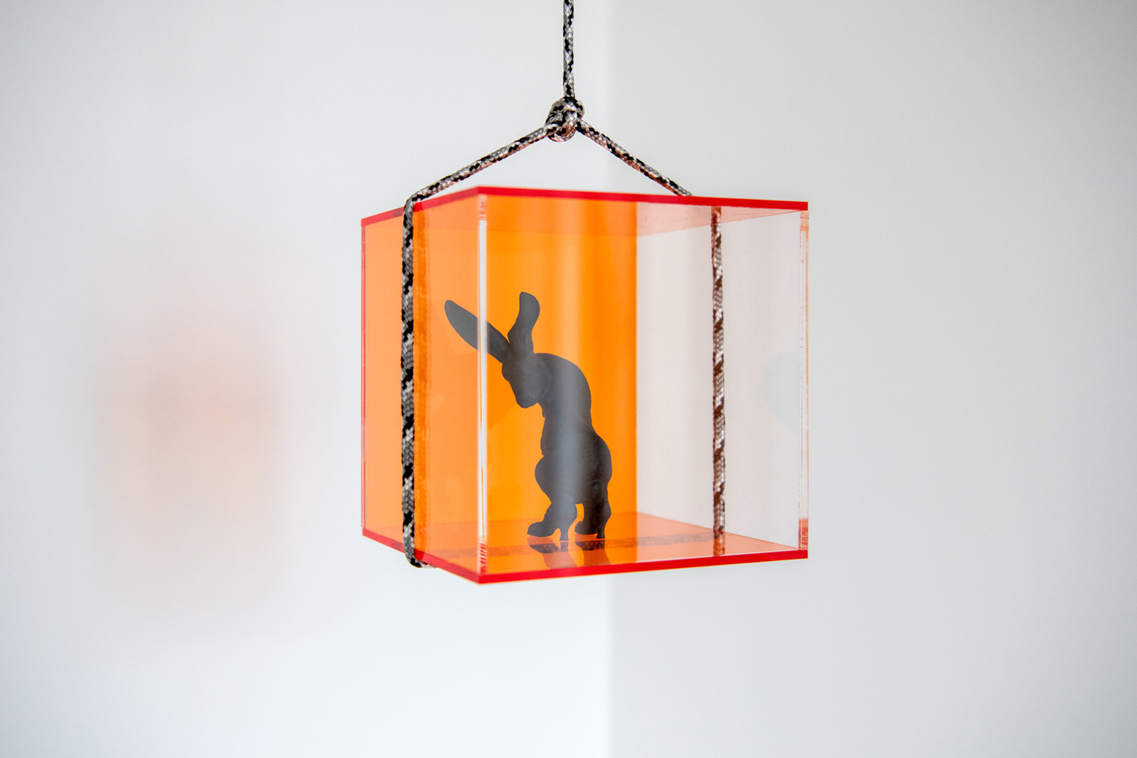 "Kunstkamera, i saw you / saved Piter" (13cm x 13cm x 13cm). 3D print in nylon, acrylic case