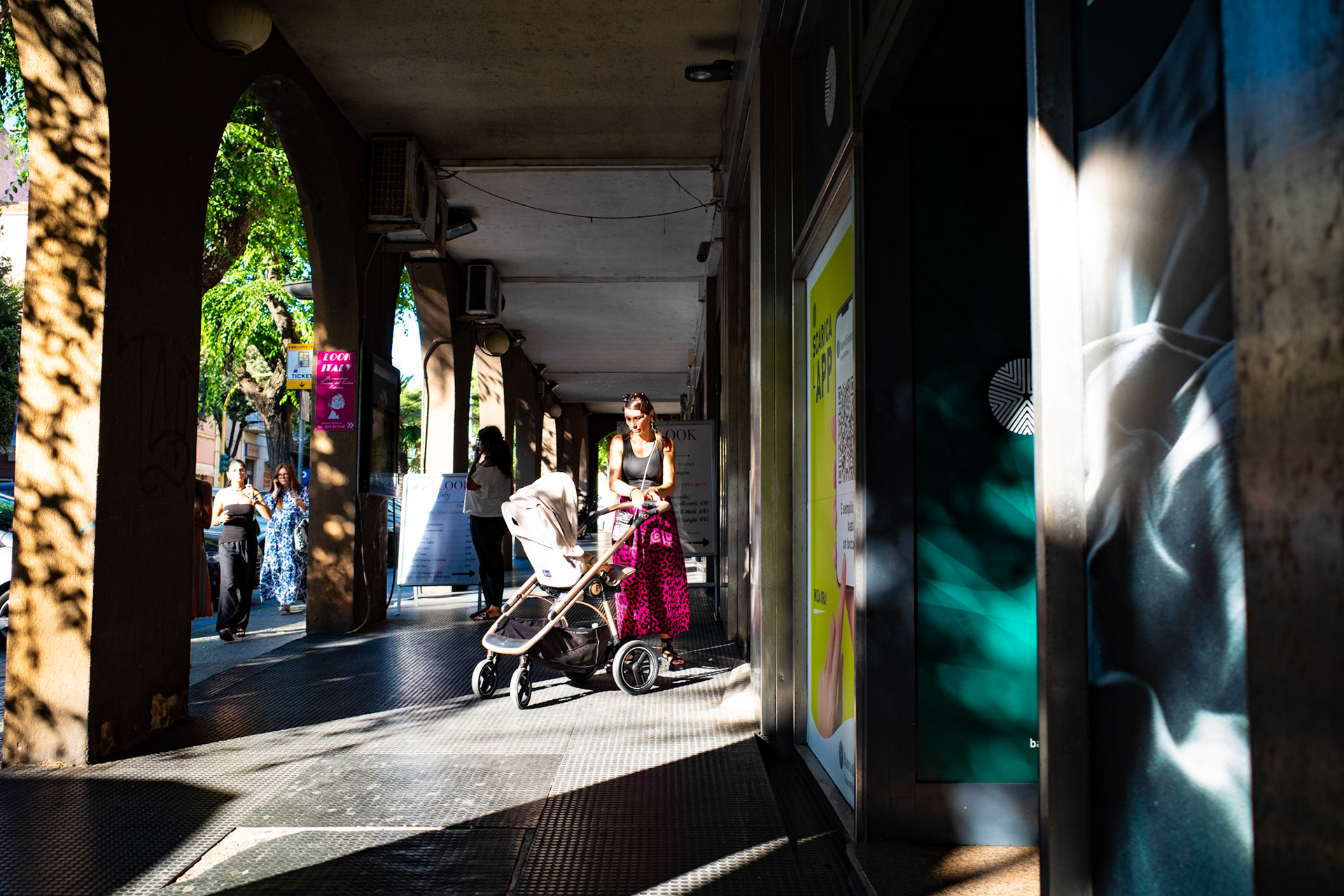 Shadows cradle the afternoon