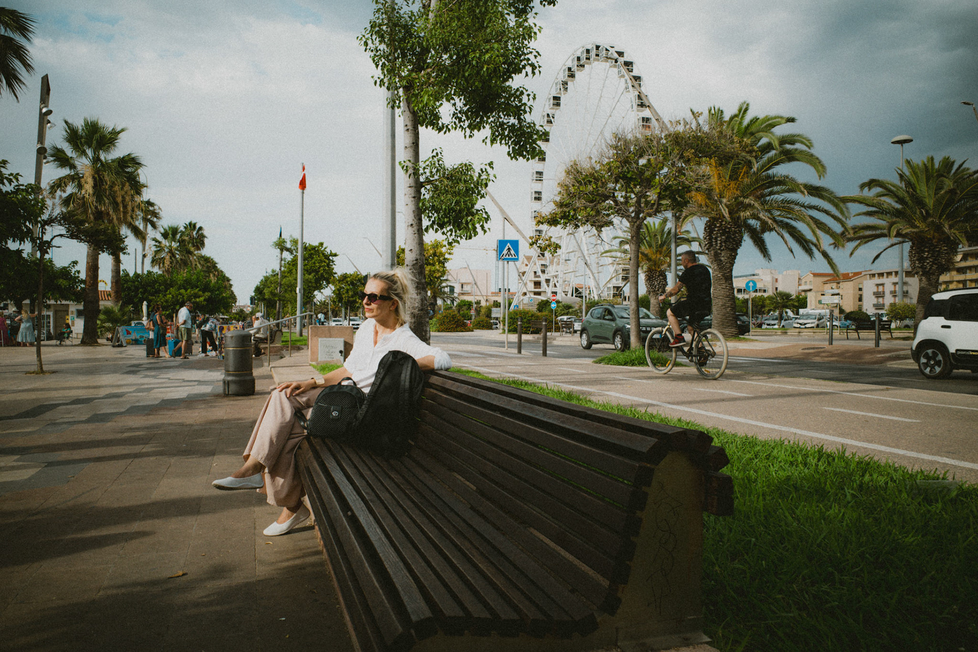 The stillness between two turns