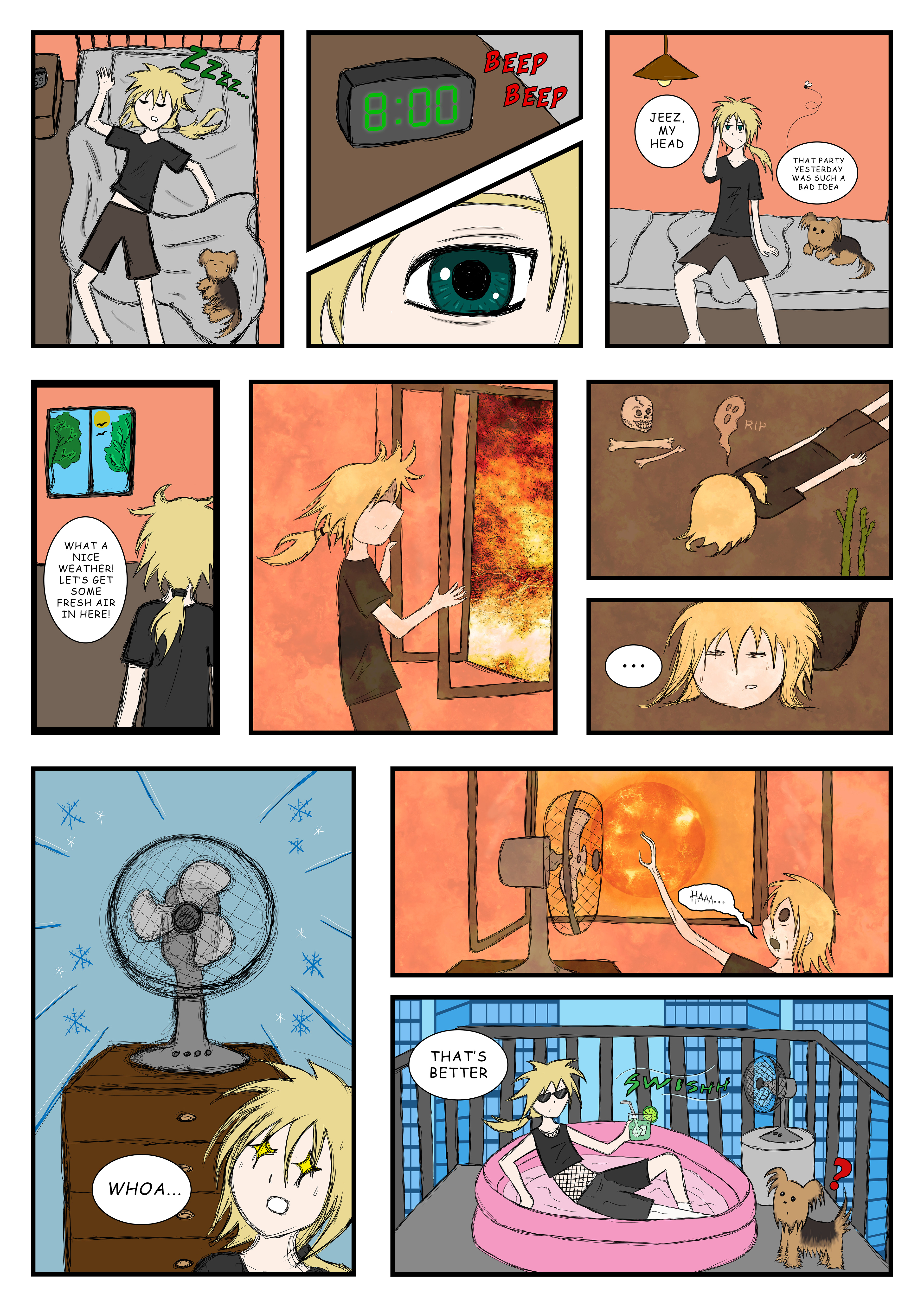 "A Day in My Life" comic