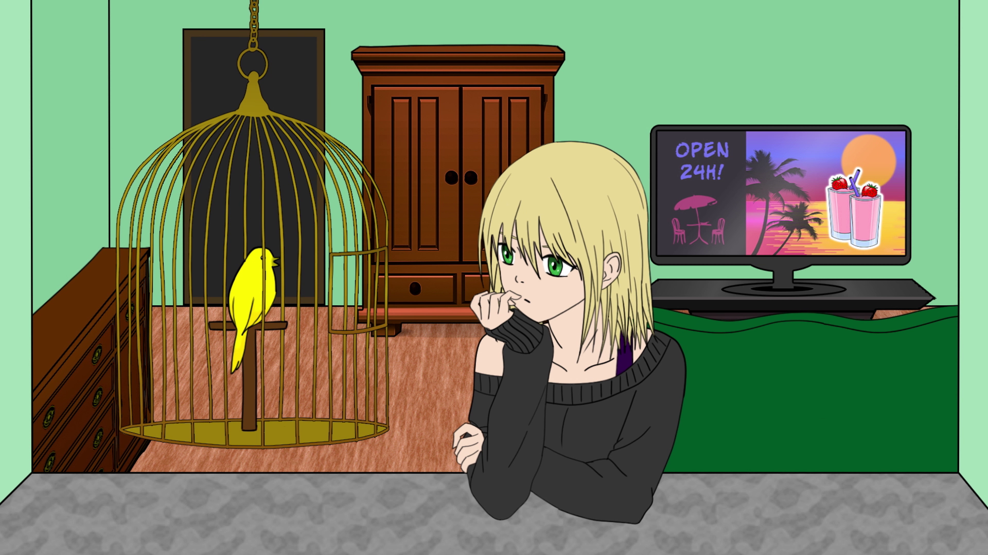 A framehold from "Canary" animation