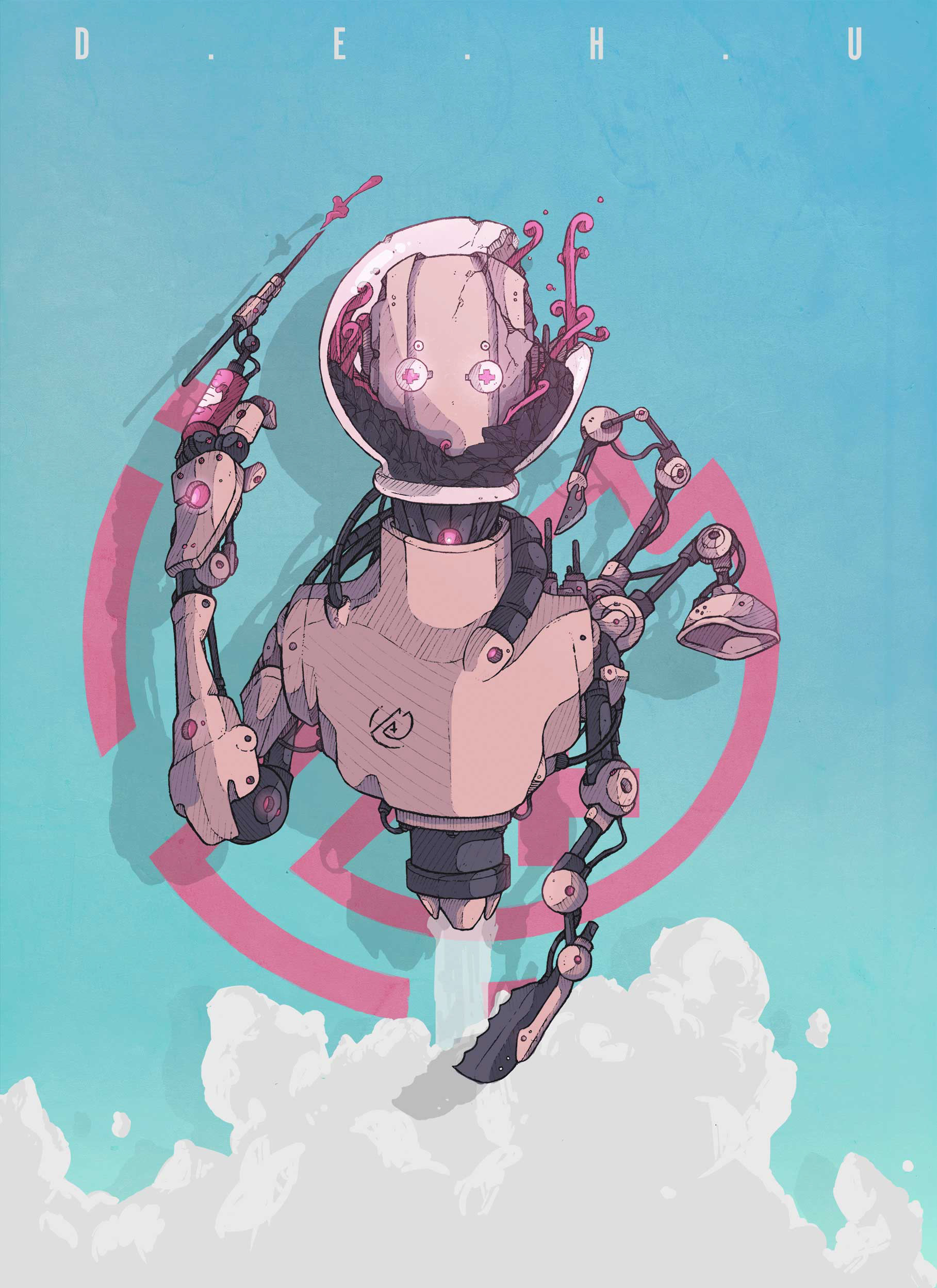 D.E.H.U. main illustration