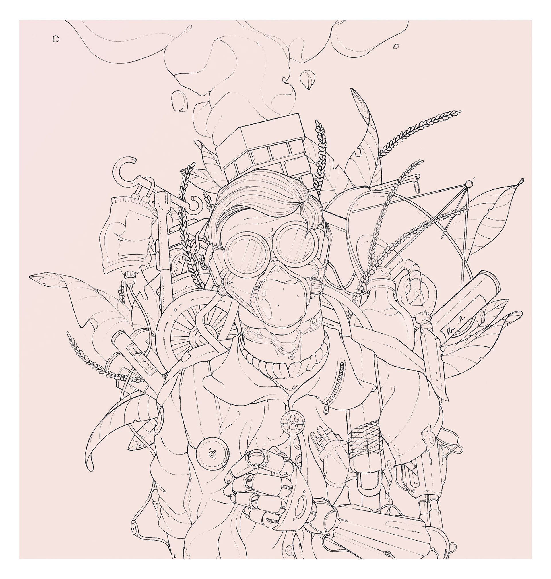 Packed to go linework