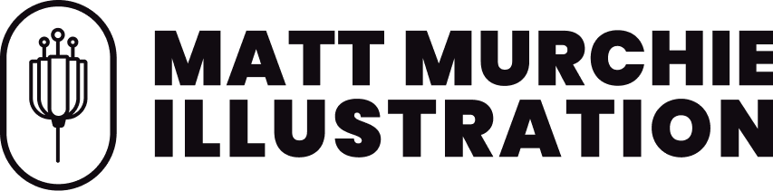 Matthew Murchie illustration logo