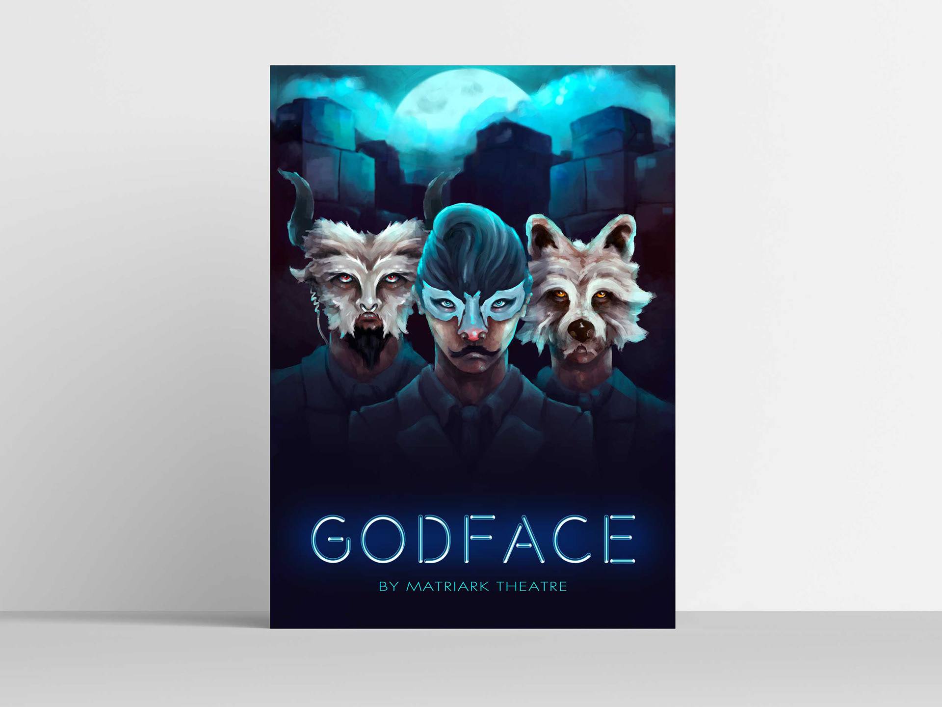 God Face flyer front