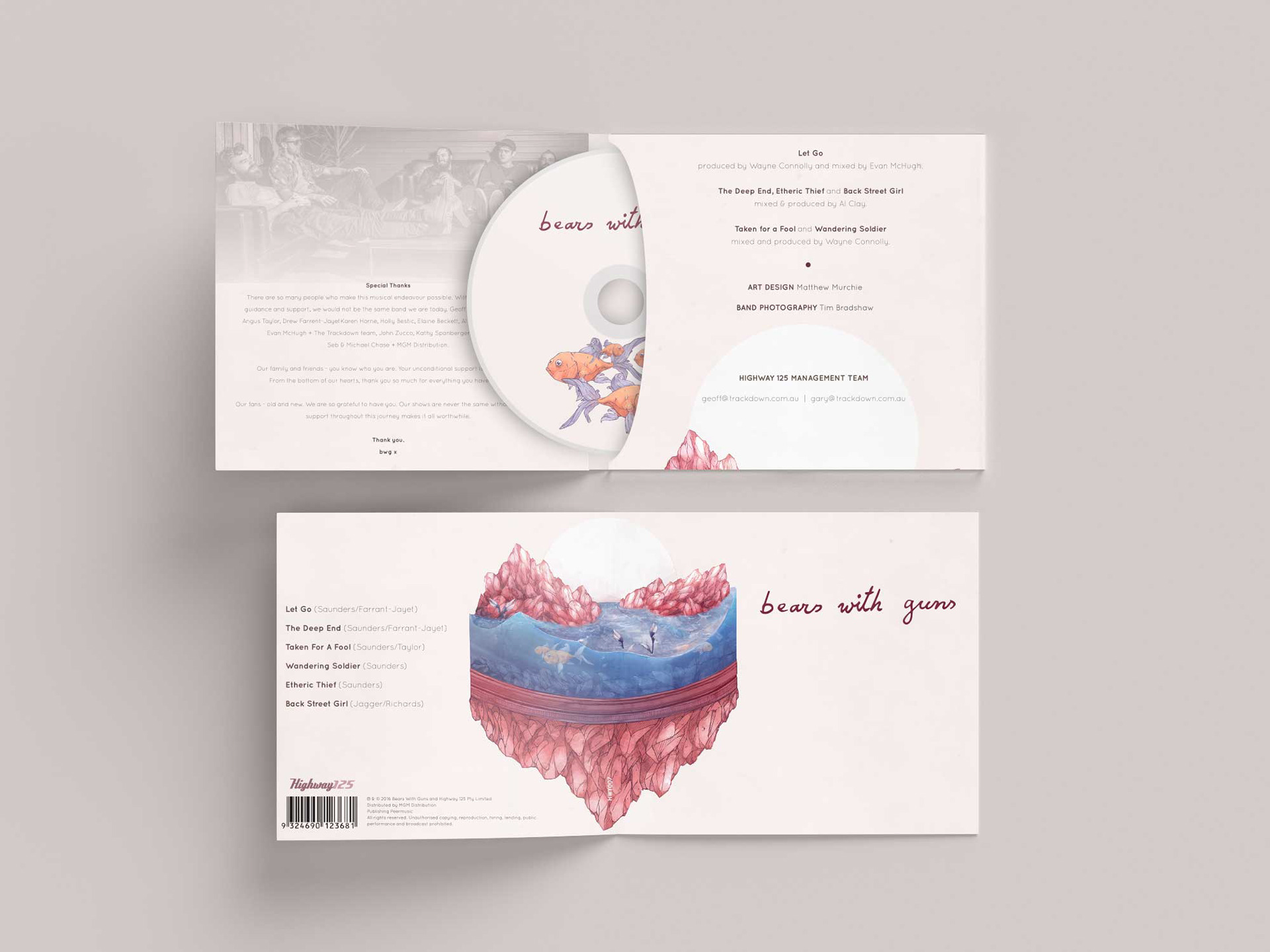 Bears With Guns Album illustration