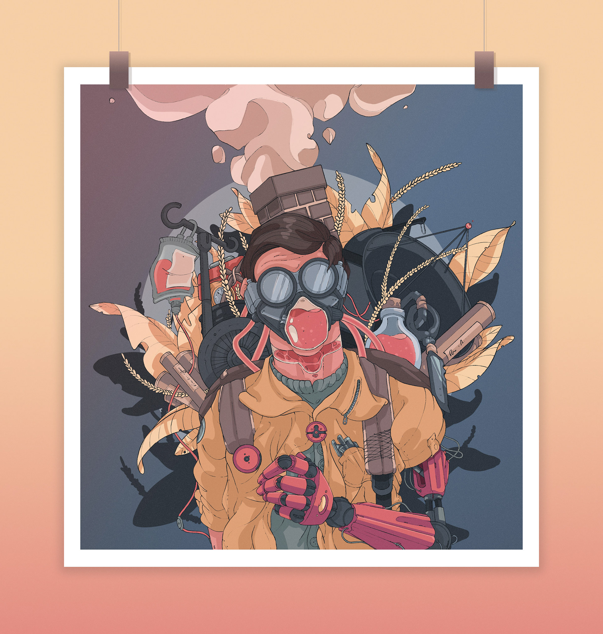 Packed to go display shot