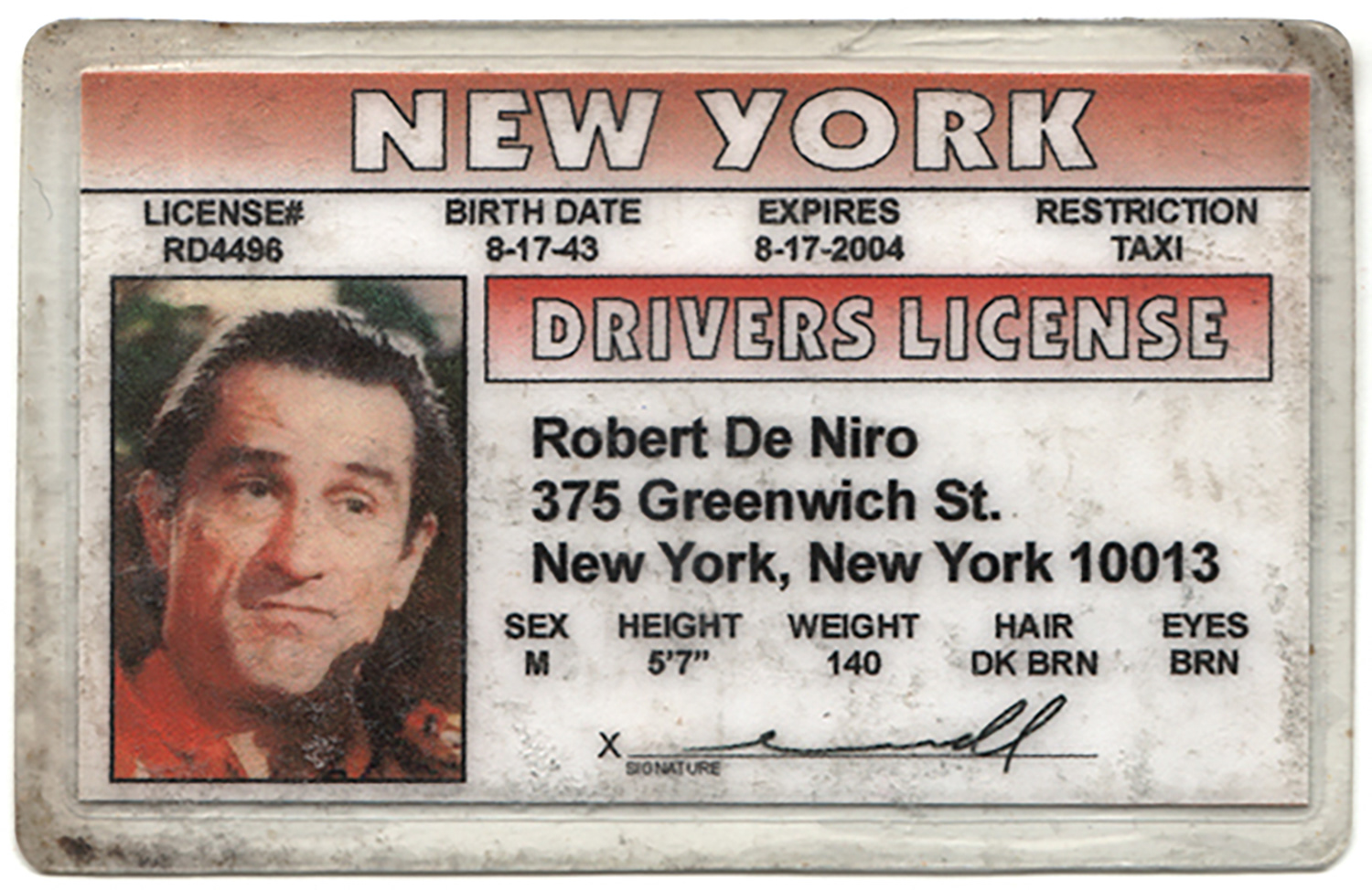 fake Taxi Driver's licence