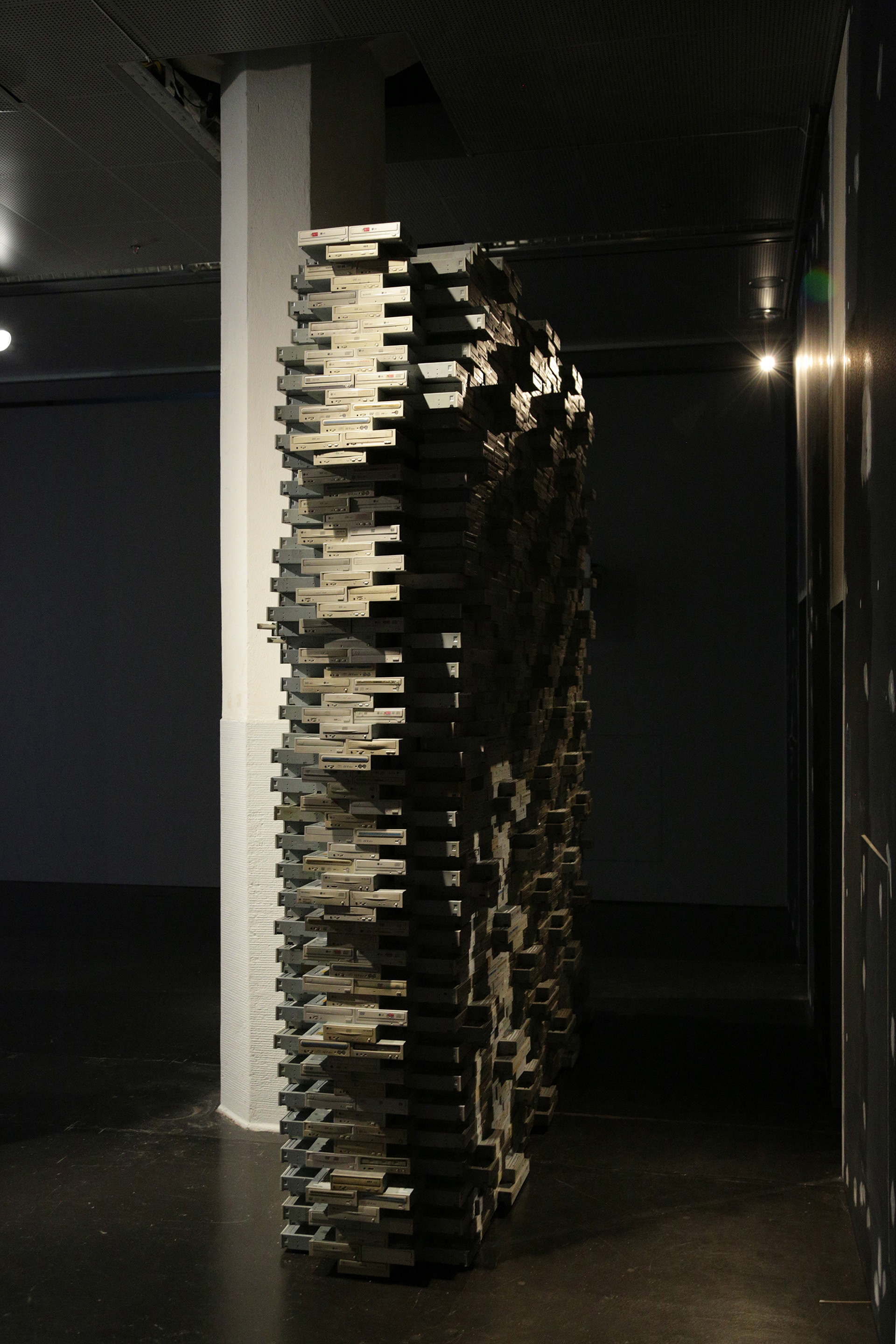 Exhibition Exhibition view, Ornaments of Property 2015, Global Control and Censorship, ZKM, DE, Bernhard Serexhe (Curator)Lívia Nolasco-Rózsás (Co-Curator)view, Ornaments of Property 2015, Global Control and Censorship, ZKM, DE