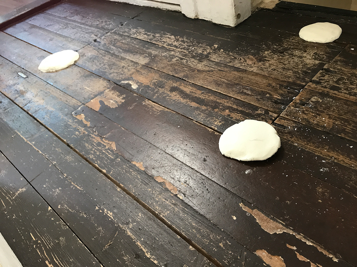 silicon molds of wooden floor, home Amsterdam Noord