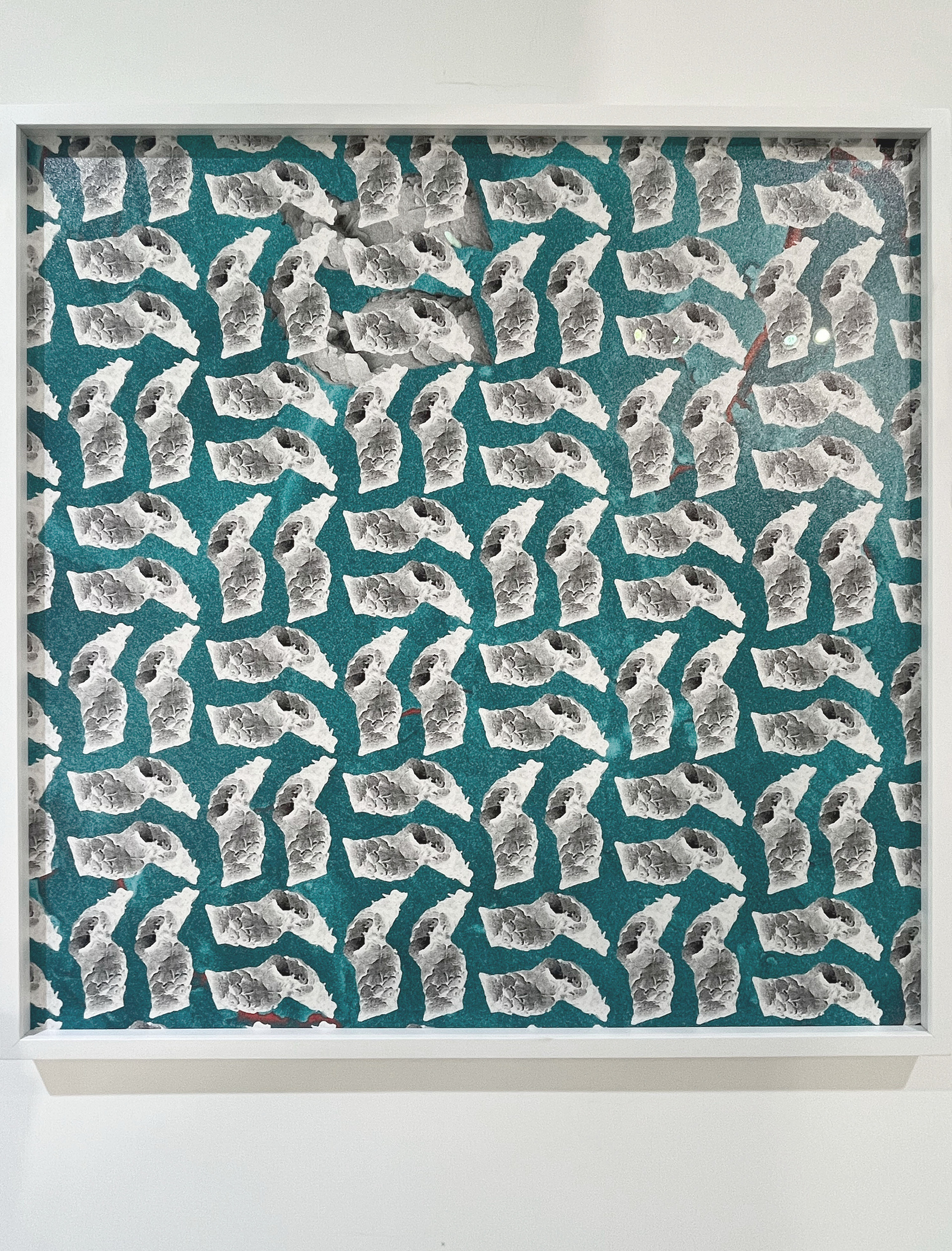 Print on canvas, 80 x 80 cm