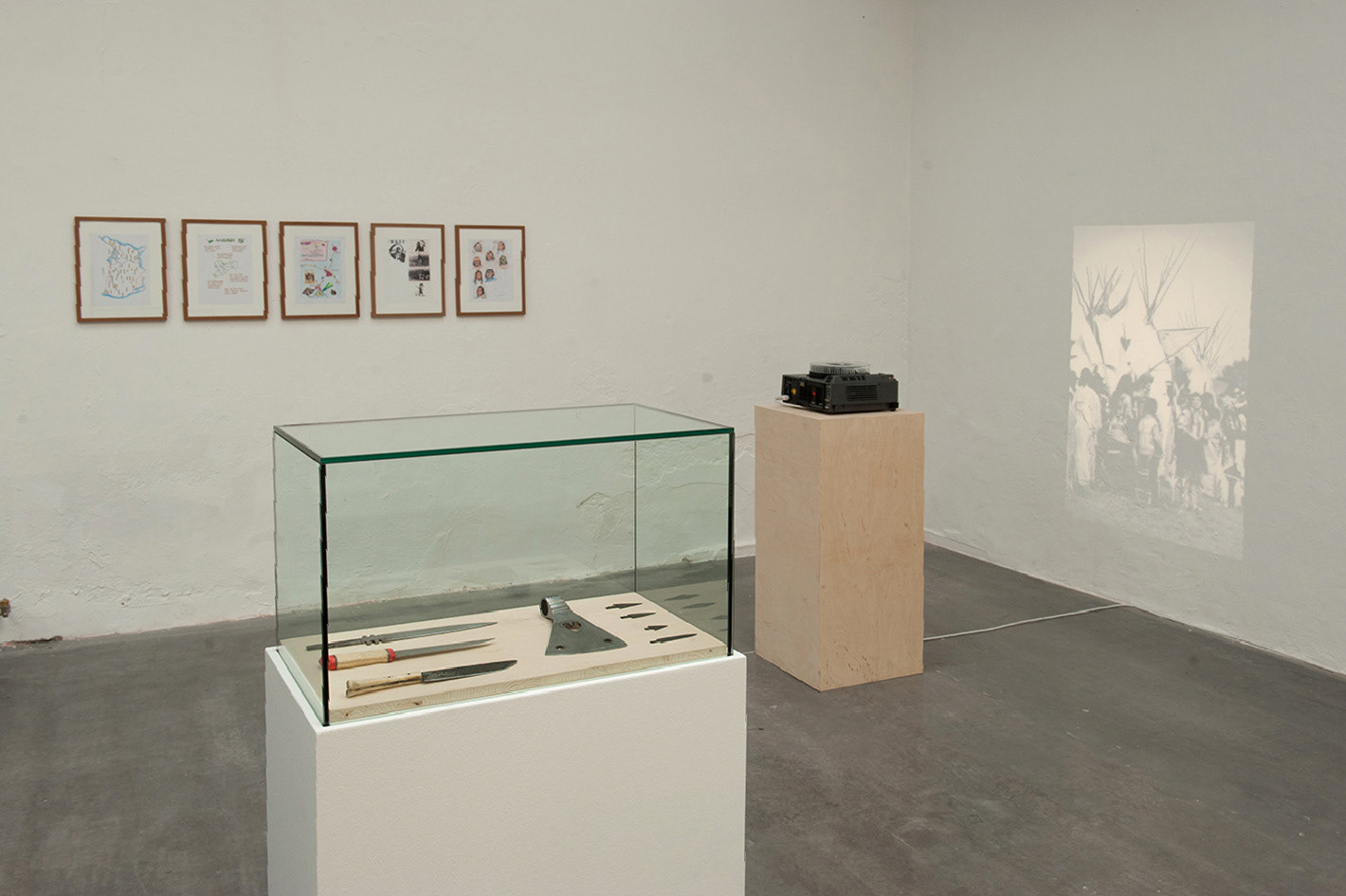 exhibition view, Lothringer Halle 13, 2012, Munich