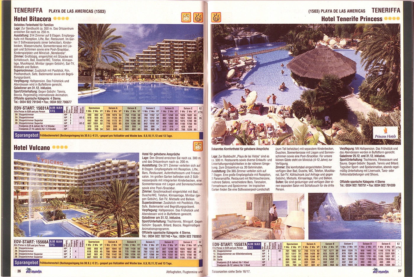 Thomas Cook travel broschure