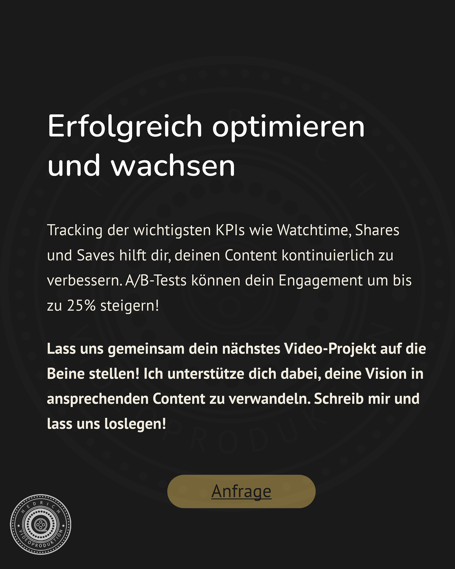 Infografik: Erfolgreiches Video-Marketing optimieren – KPI-Tracking und A/B-Tests zur Steigerung der Reichweite