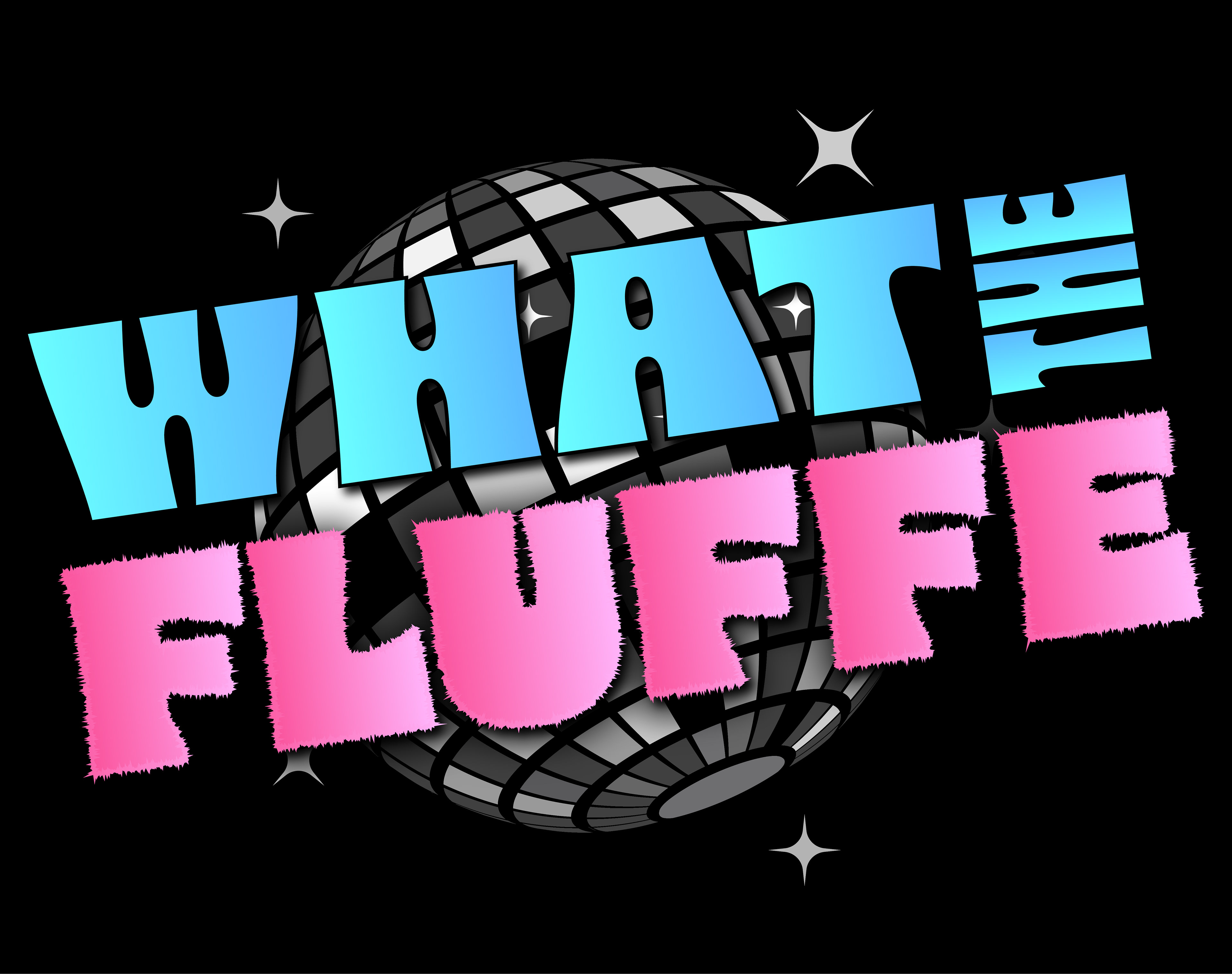 Logo done for small brand "What The Fluffe"