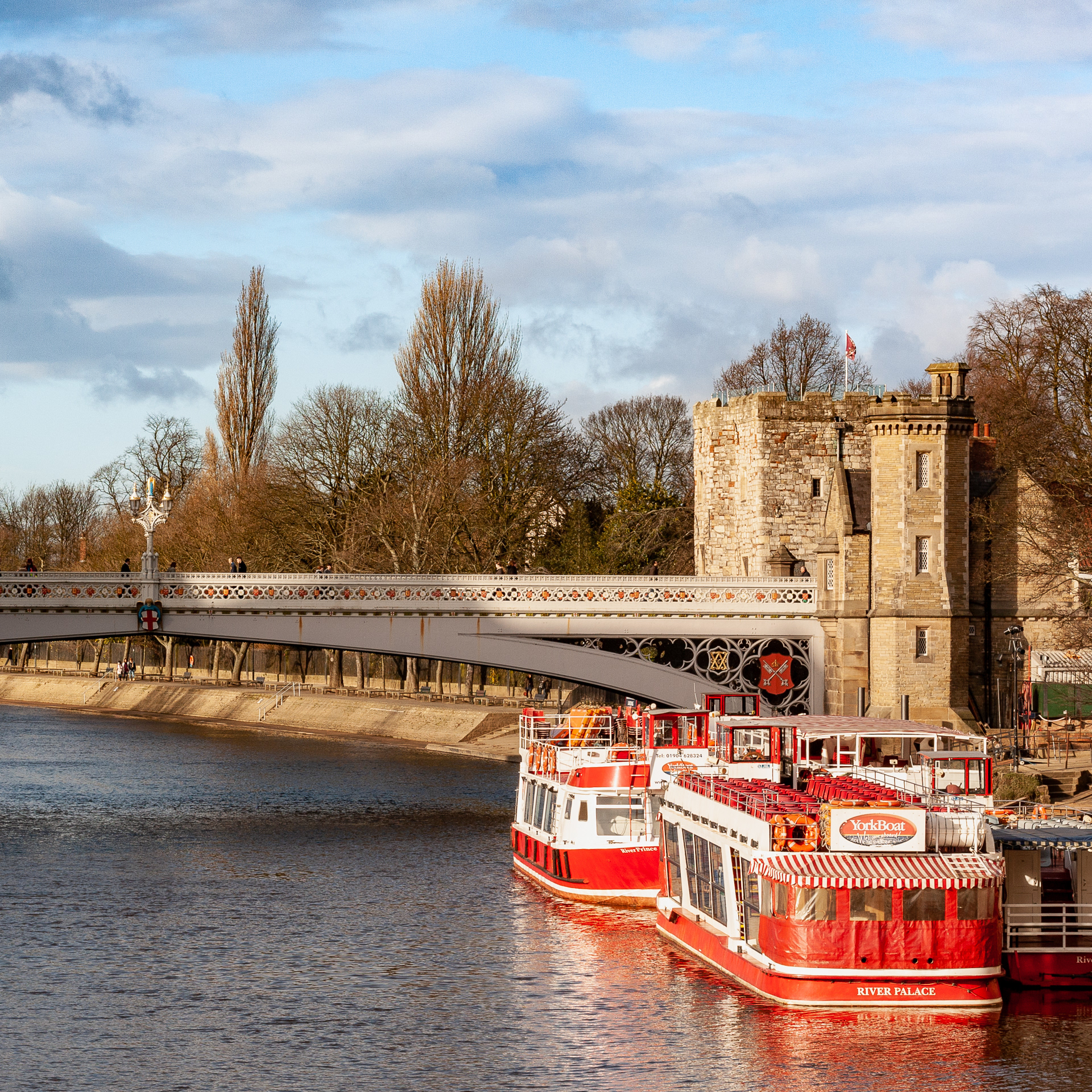 Boats on the River Ouse - York