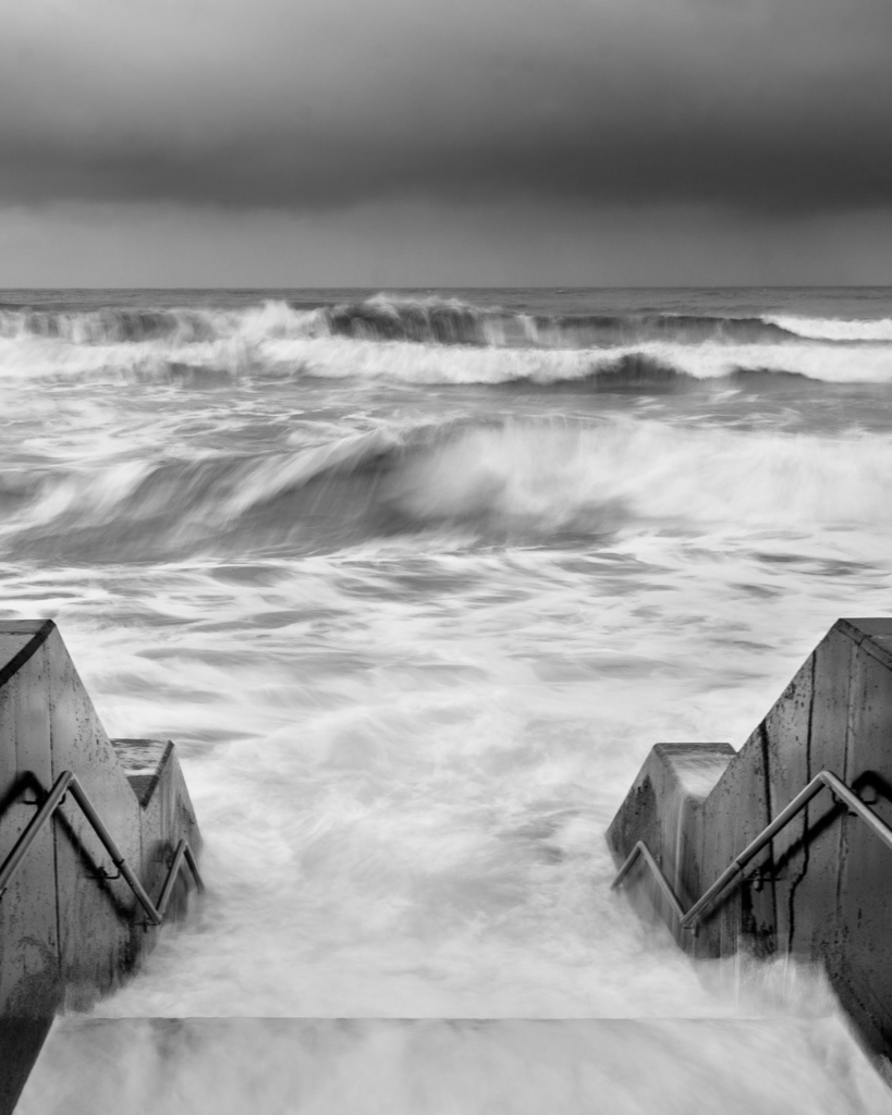 Rough seas in Scarborough