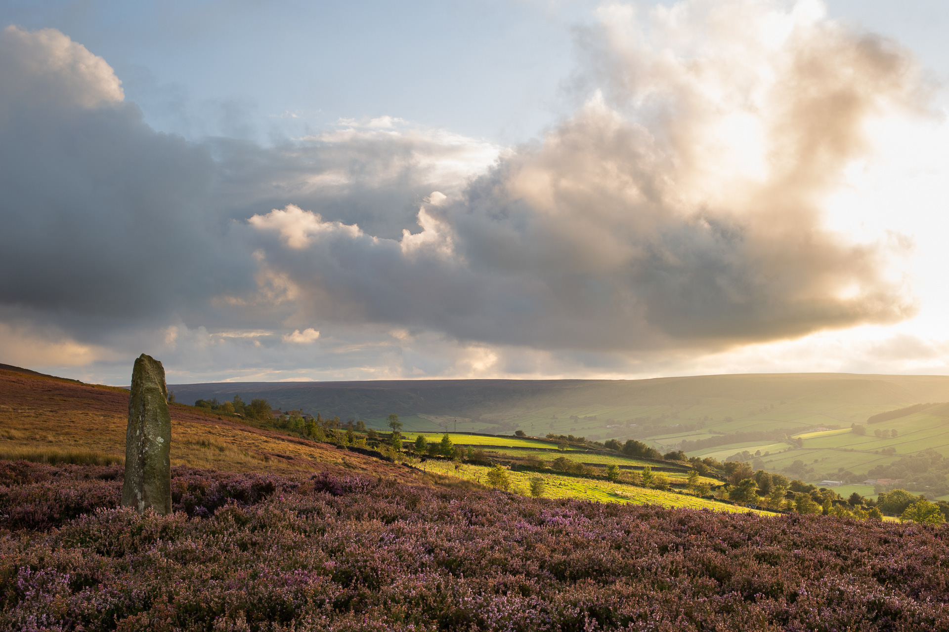 Stunning moorland light