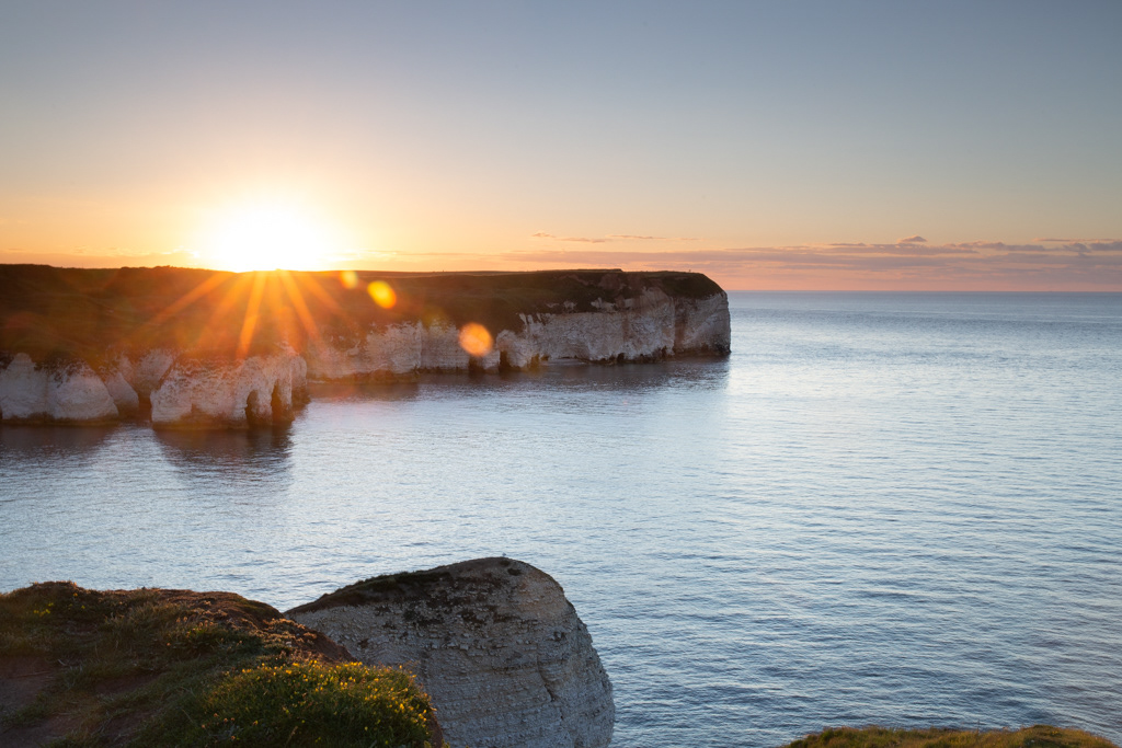 Last light over Flamborough