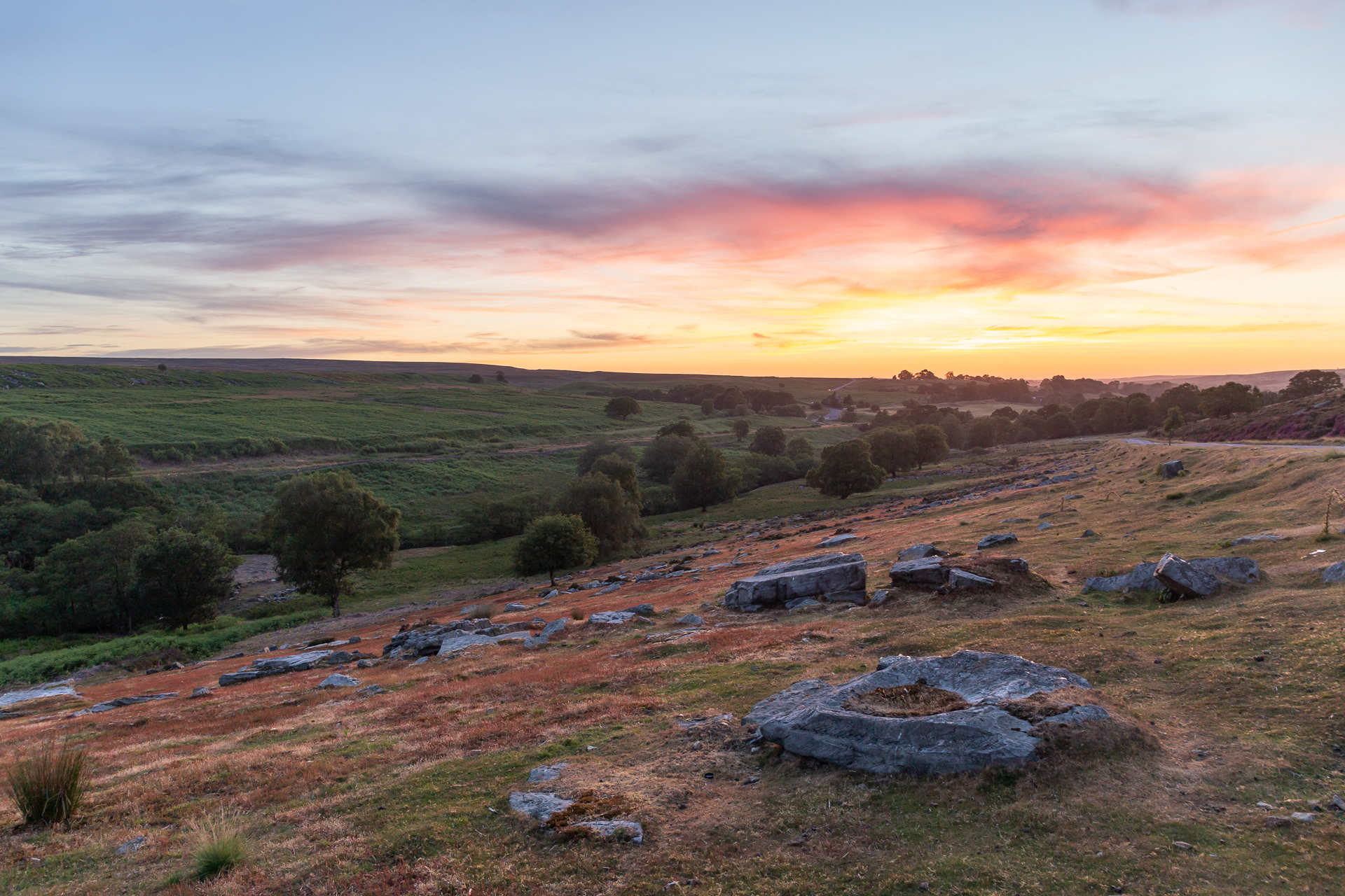Sunsetting over the Moors