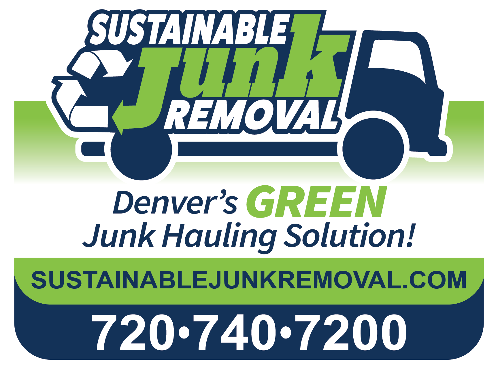 Brian Heinrich Sustainable Junk Removal yard sign design