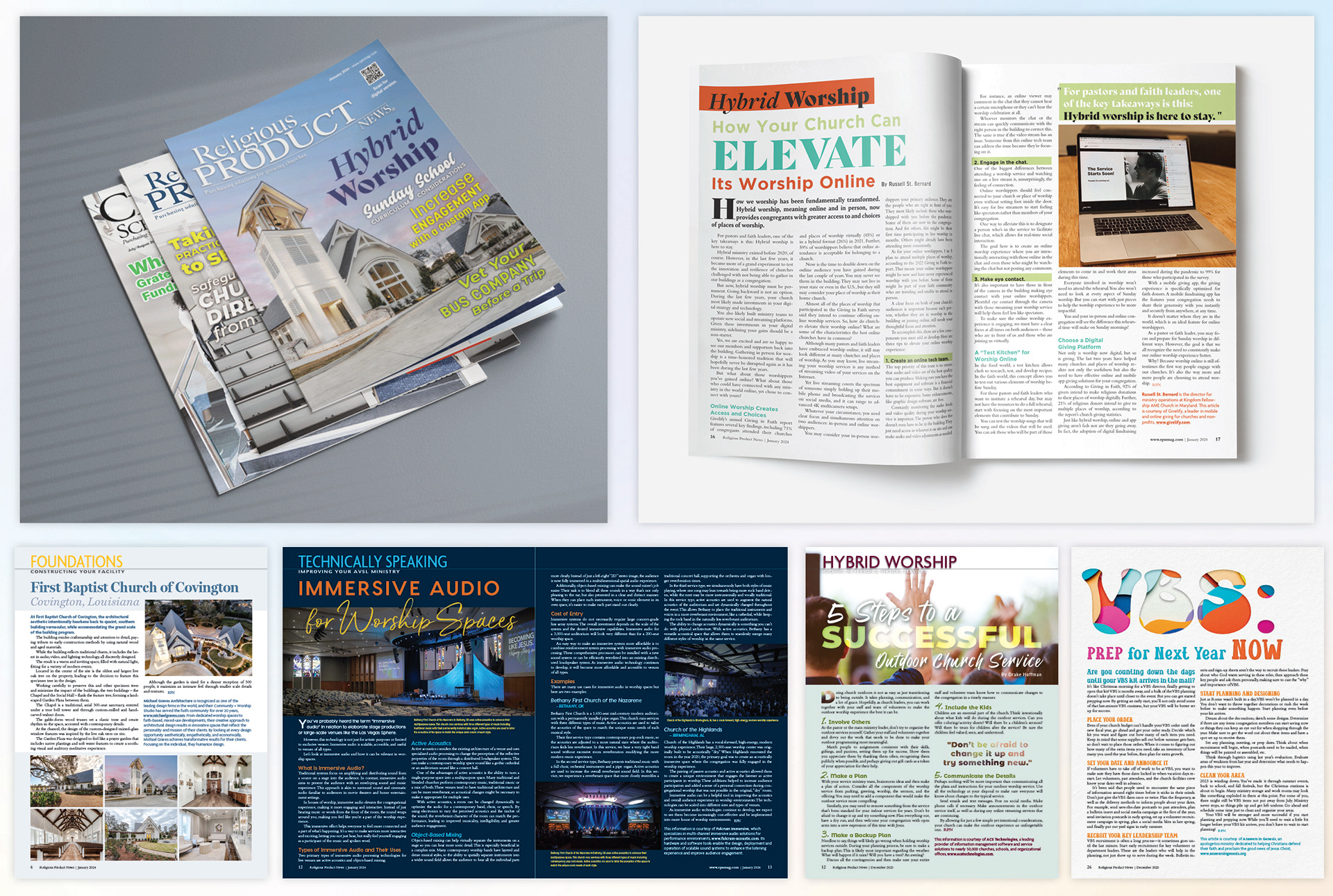 Magazine Article and Covers