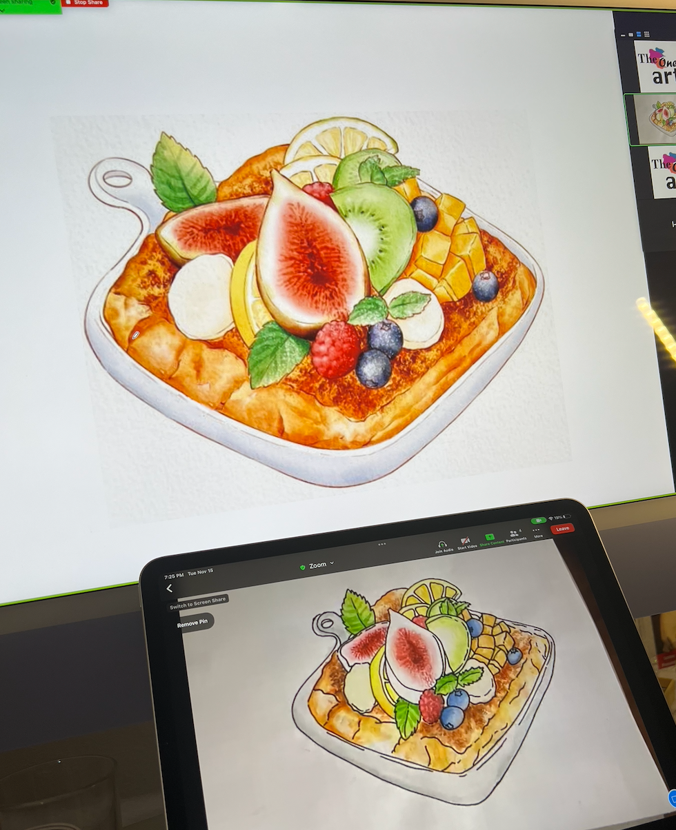 Online Drawing Class Work