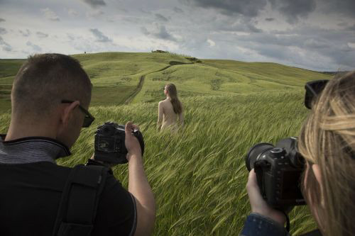 Workshop Photogenia Val d 'Orcia, Itálie, 2016