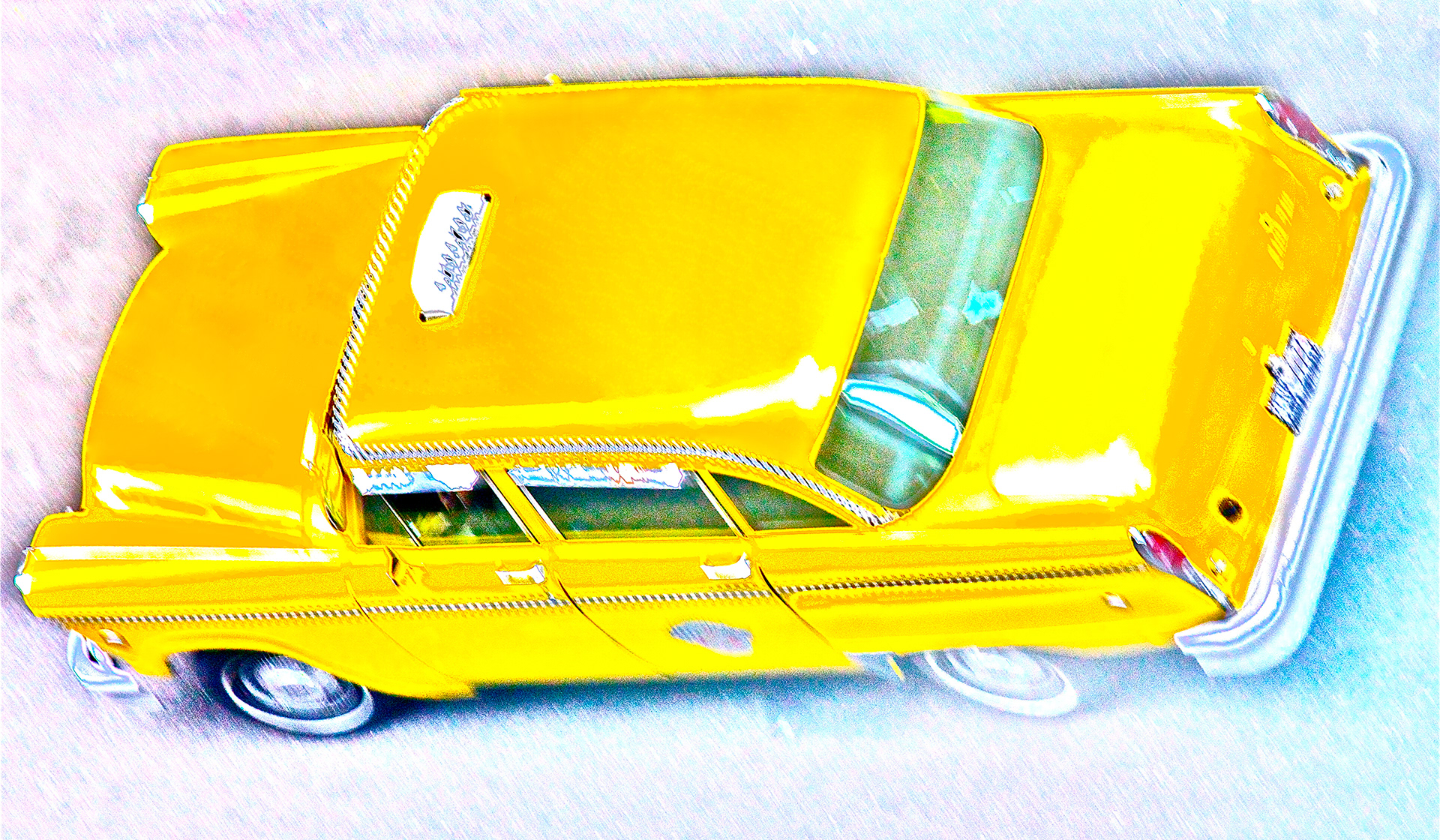 Frozen In Time (the last Checker Cab in NYC)