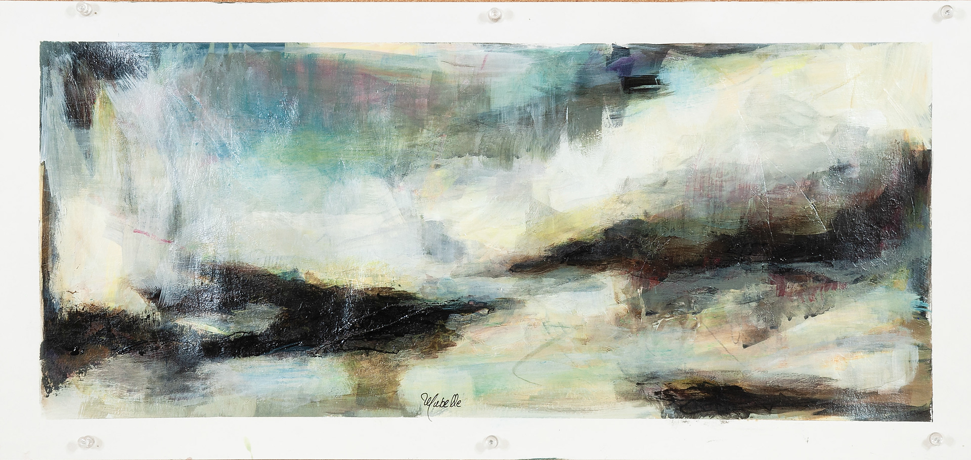 Untitled 1728 2023 - Acrylic on Canvas 59 x 28cm (_DSC1728)
