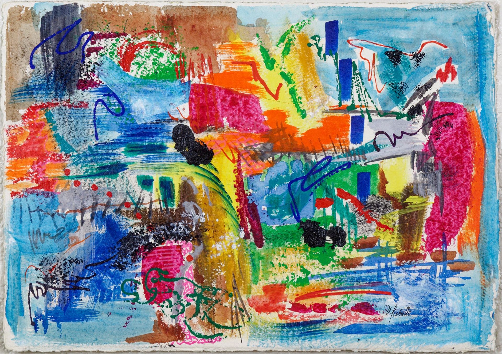 Untitled1353 - Multi Media on Rag Paper 43 x 30cm (_DSC1353)