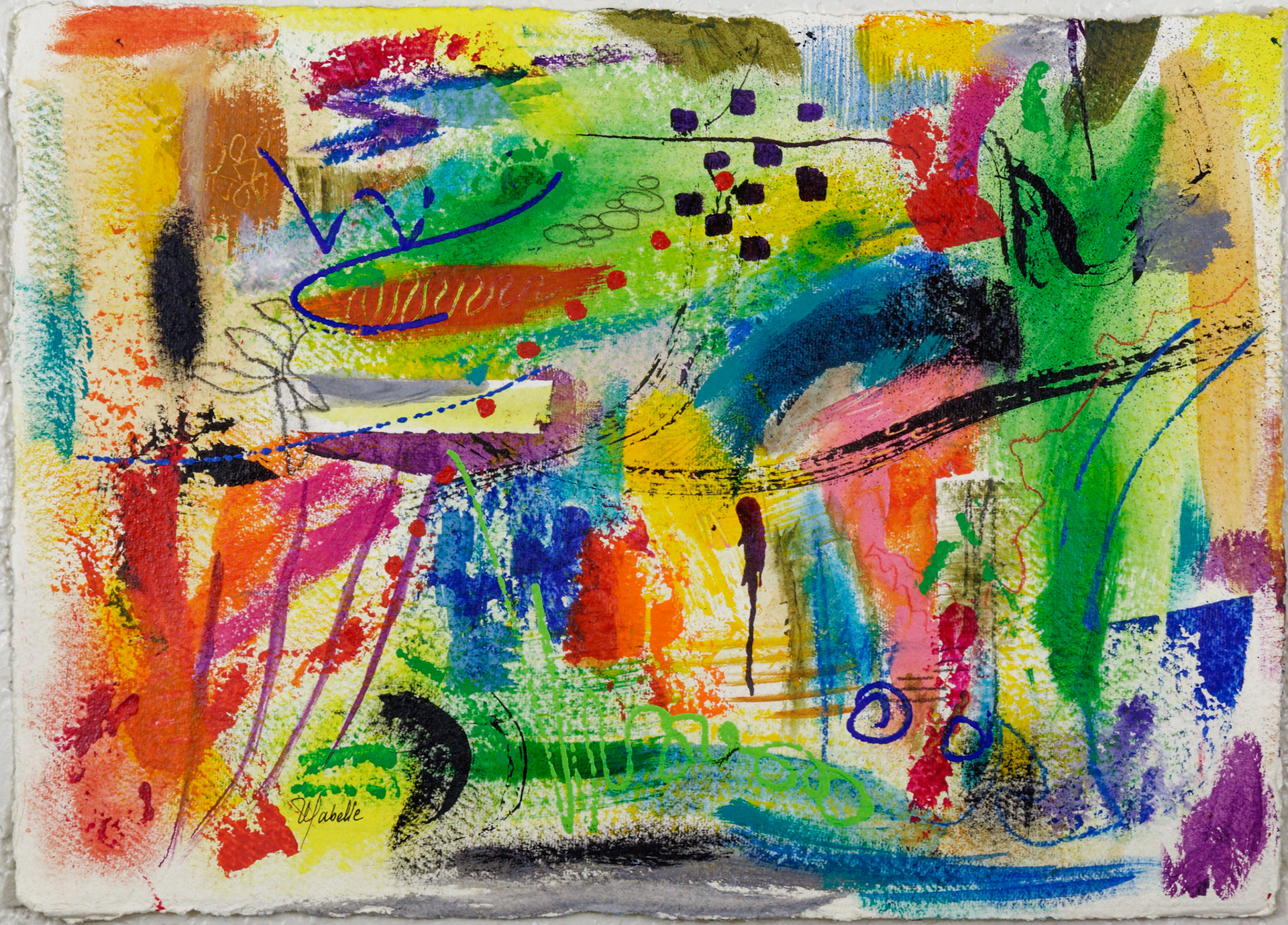 Untitled1354 - Multi Media on Rag Paper 43 x 30cm (_DSC1354)