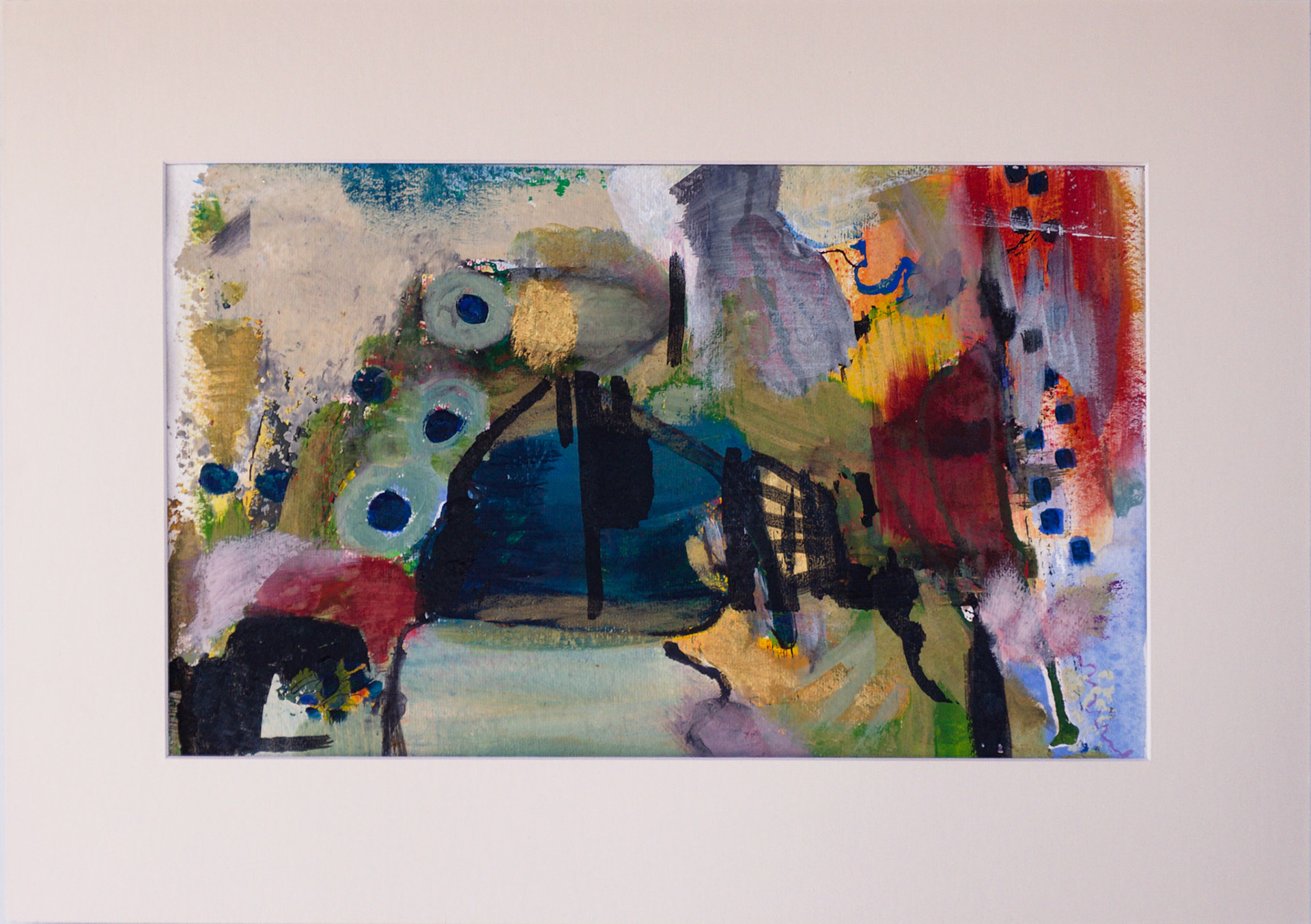 Evening Melody 2023 - Mixed Media on Rag Paper 41.5 x 30cm (_DSC1522)