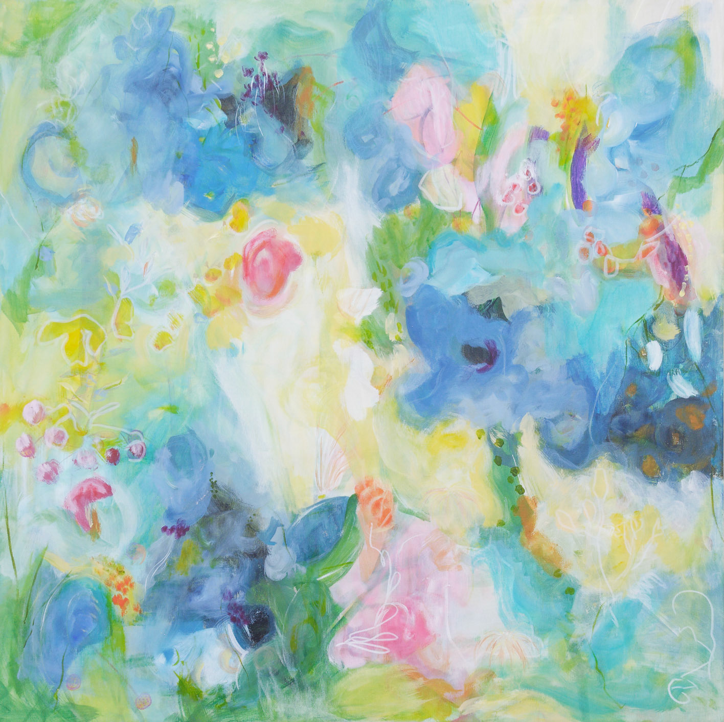 The Distant Hour 2025 Acrylic on Canvas 80 x 80cm (_DSC1845)