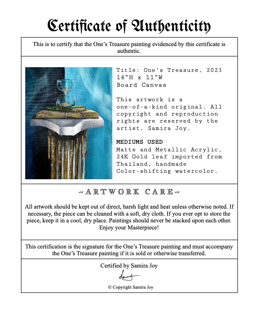 Certificate of Authenticity