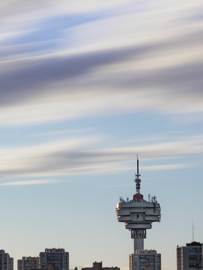 Les lilas Romainville TDF radio and TV broadcast tower