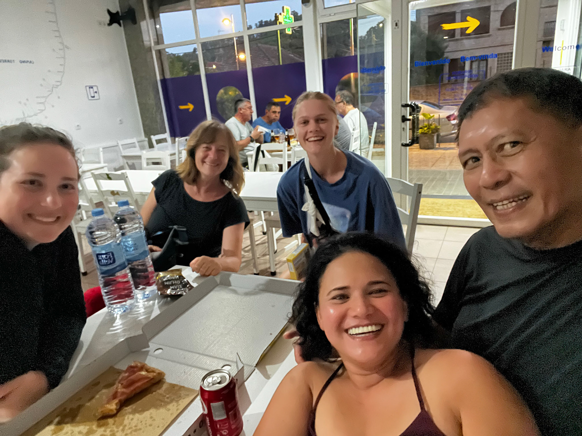 With Haily, Johanna and her mother