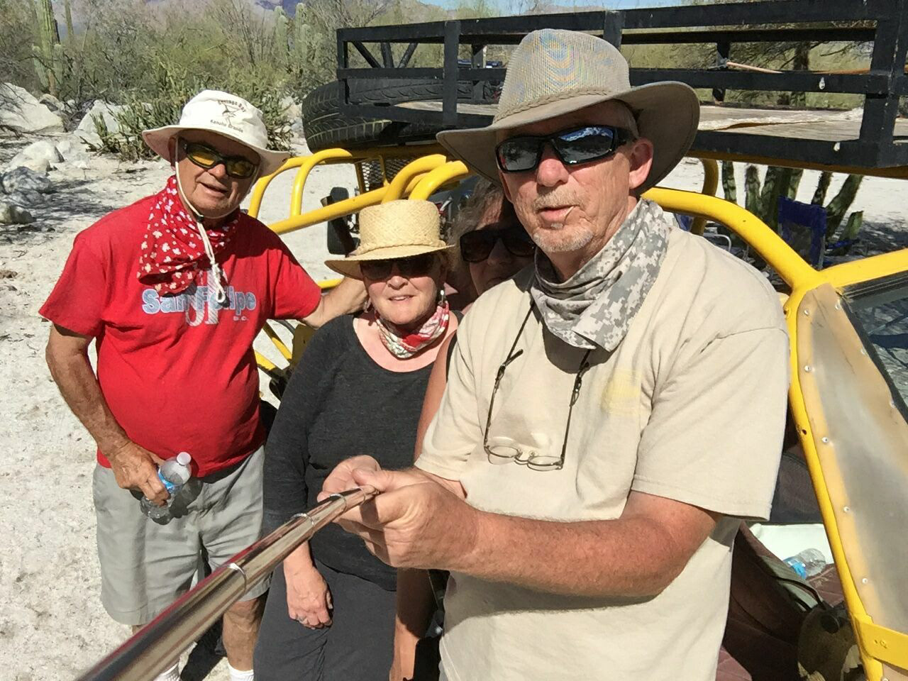 Barry, Lori. Marilyn (hiding), Dave.