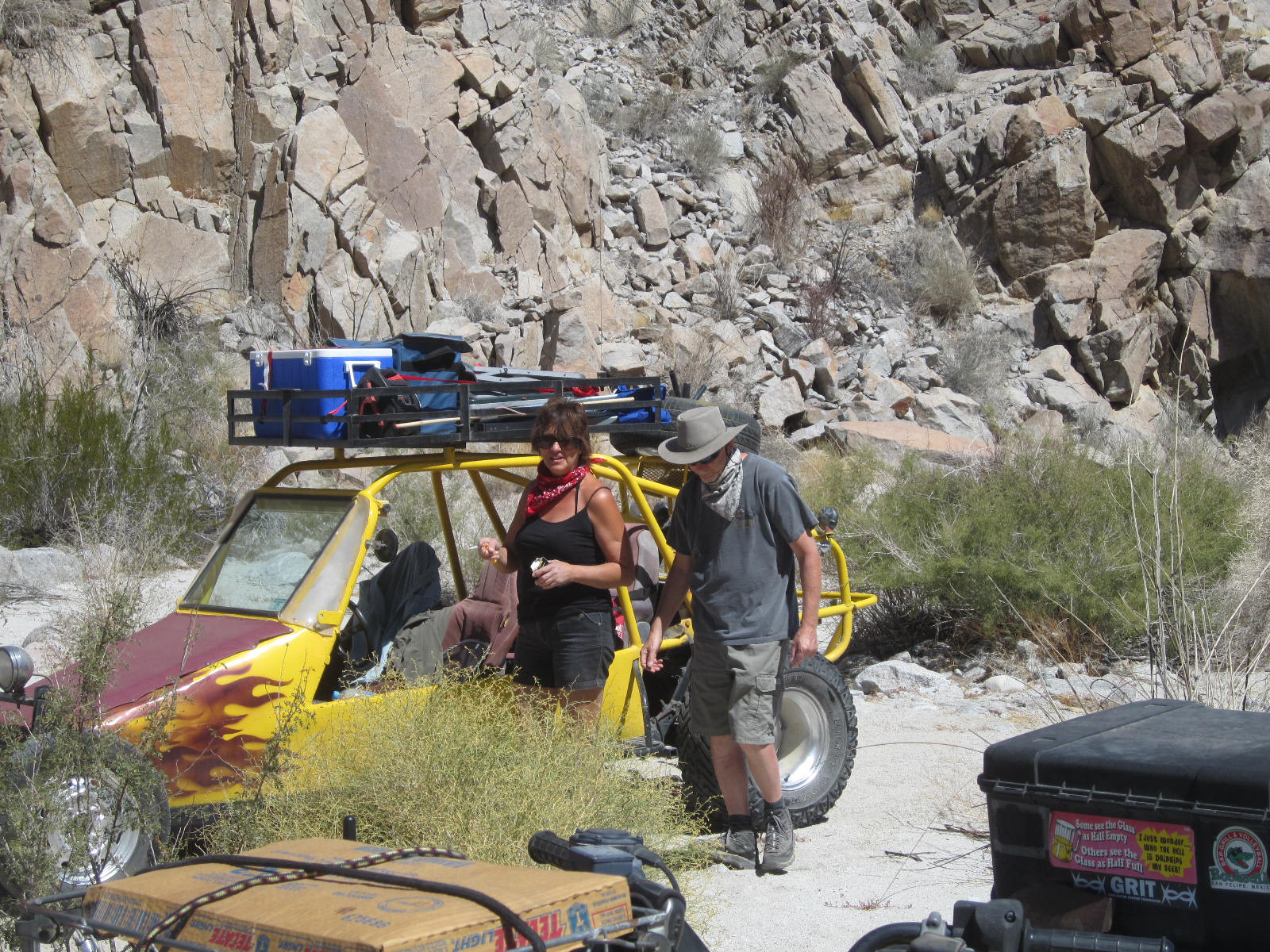 Desert run. North of San Felipe.