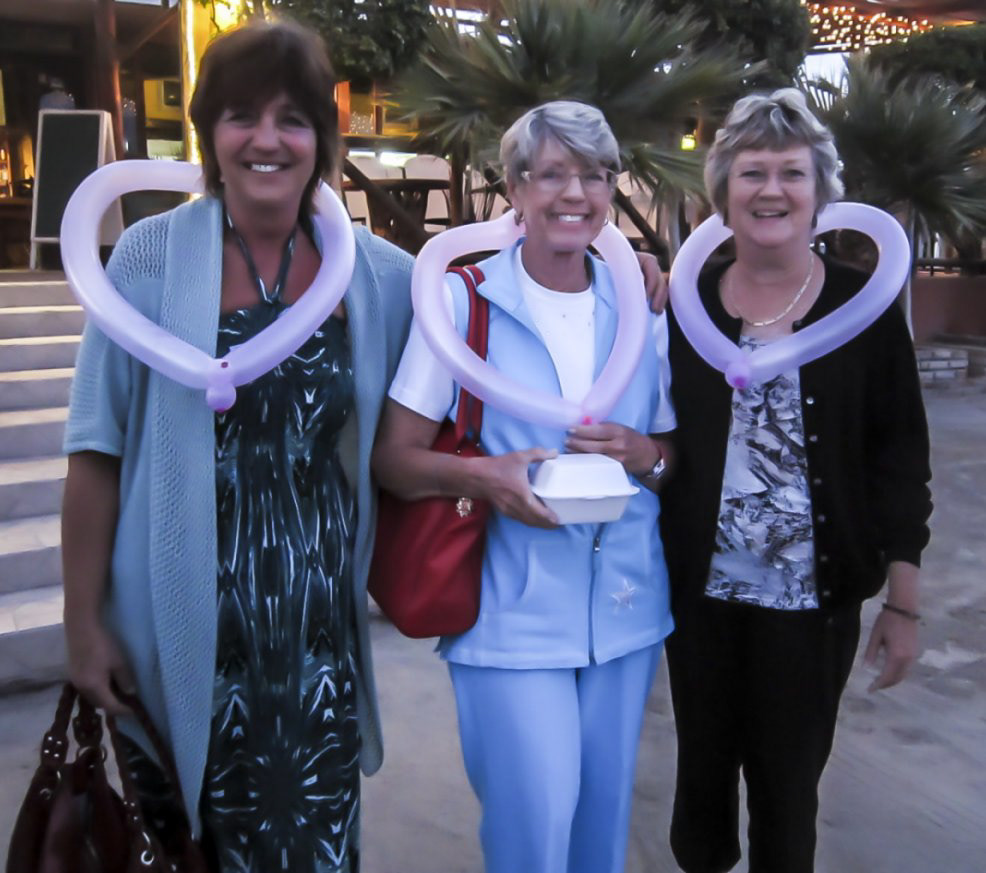 Outside La Vaquita restaurant. San Felipe, BC, Mexico.
