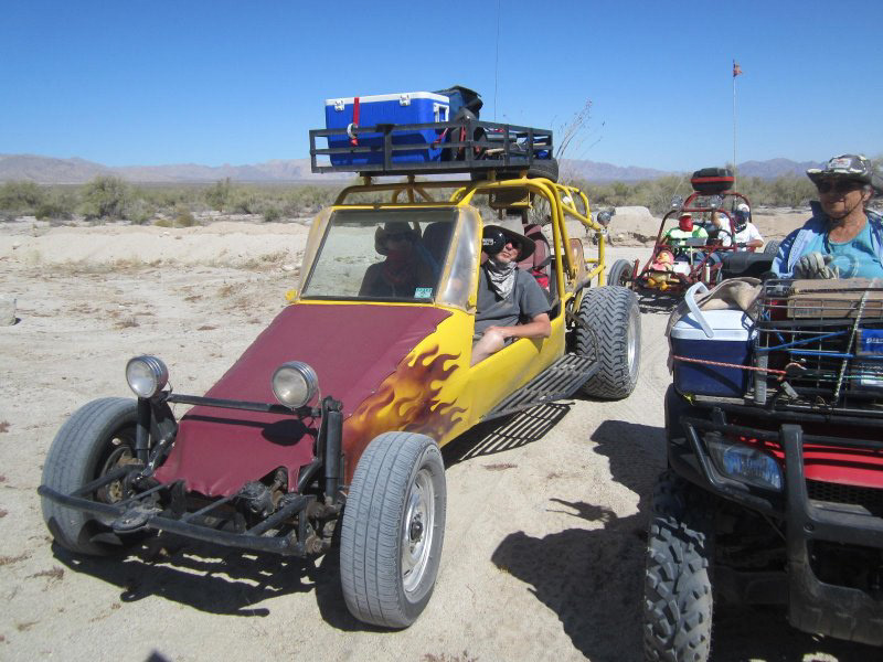 Desert run. North of San Felipe.