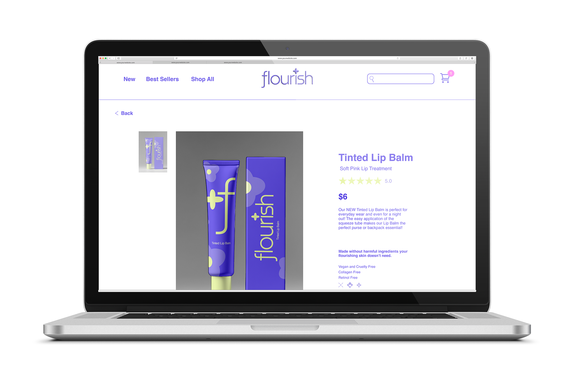 Tinted Lip Balm Product Page