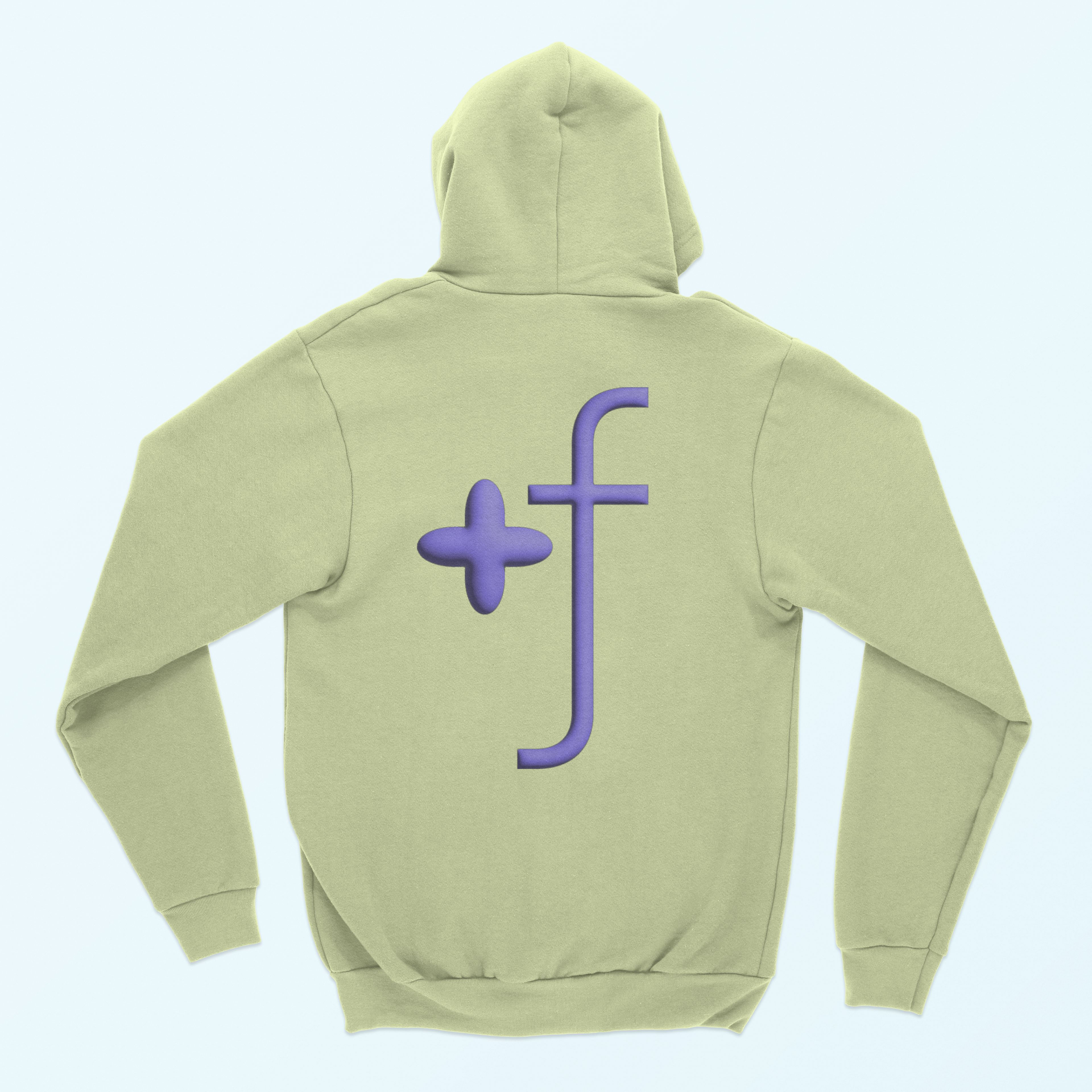 Neon Yellow Hoodie (Back)