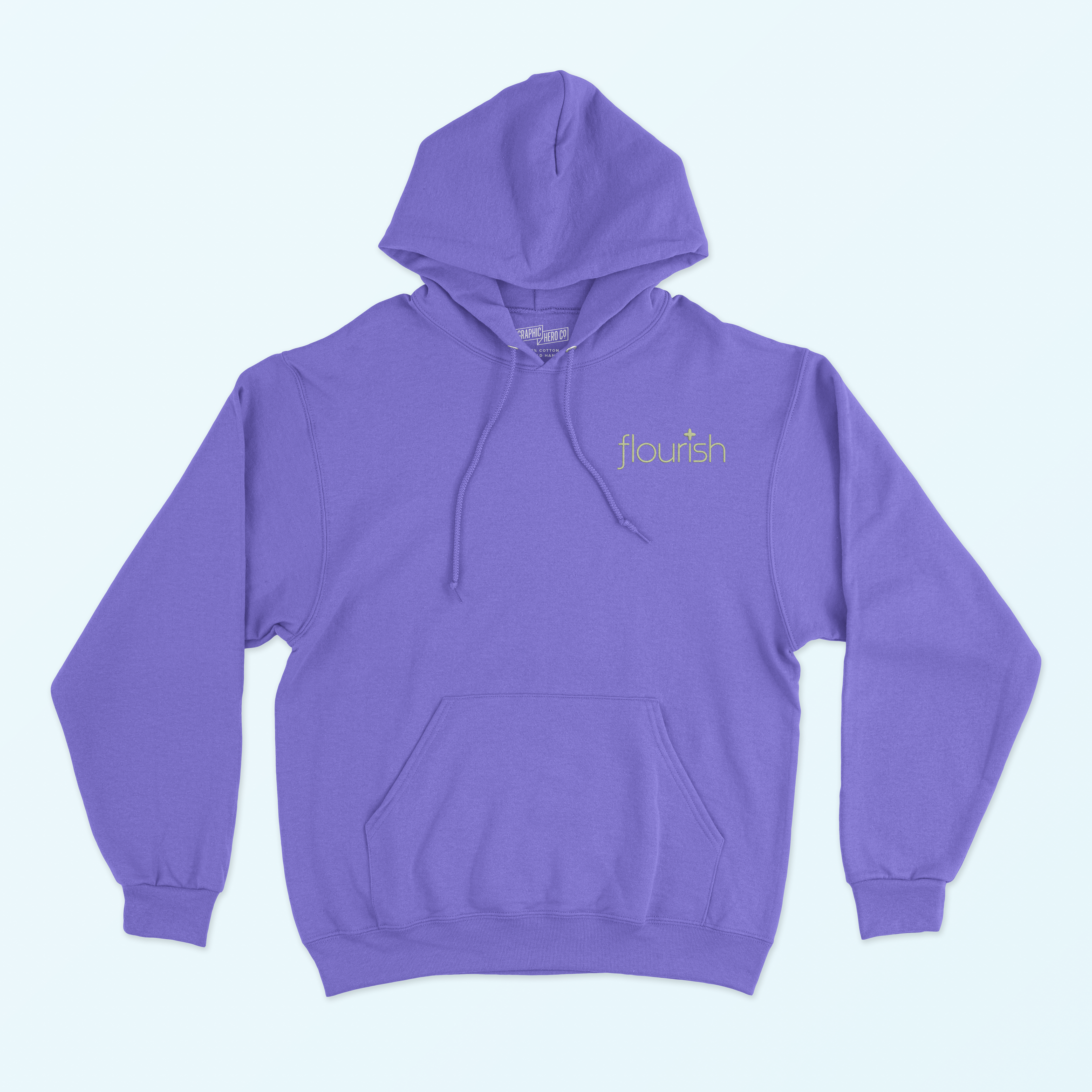 Electric Purple Hoodie (Front)