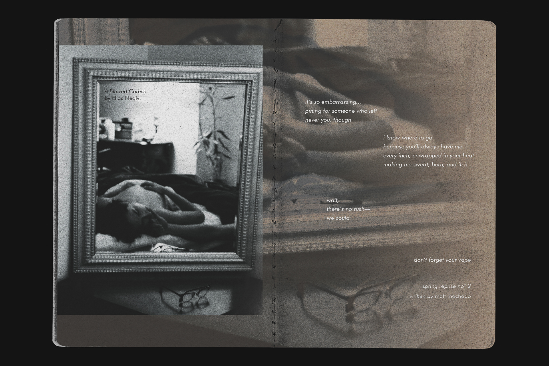 From the blush zine ("the sensual").