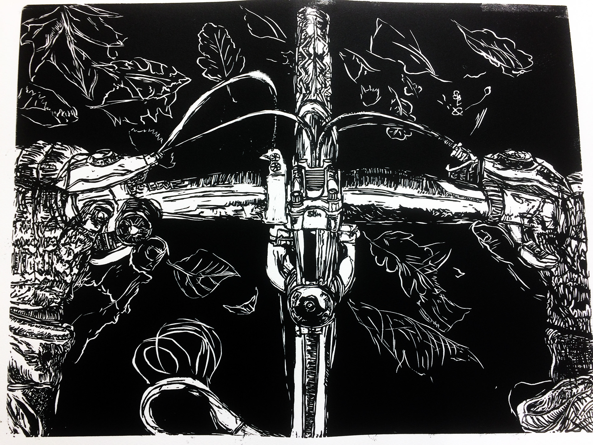 'Bike Vision' (60x45cm) November 2018,