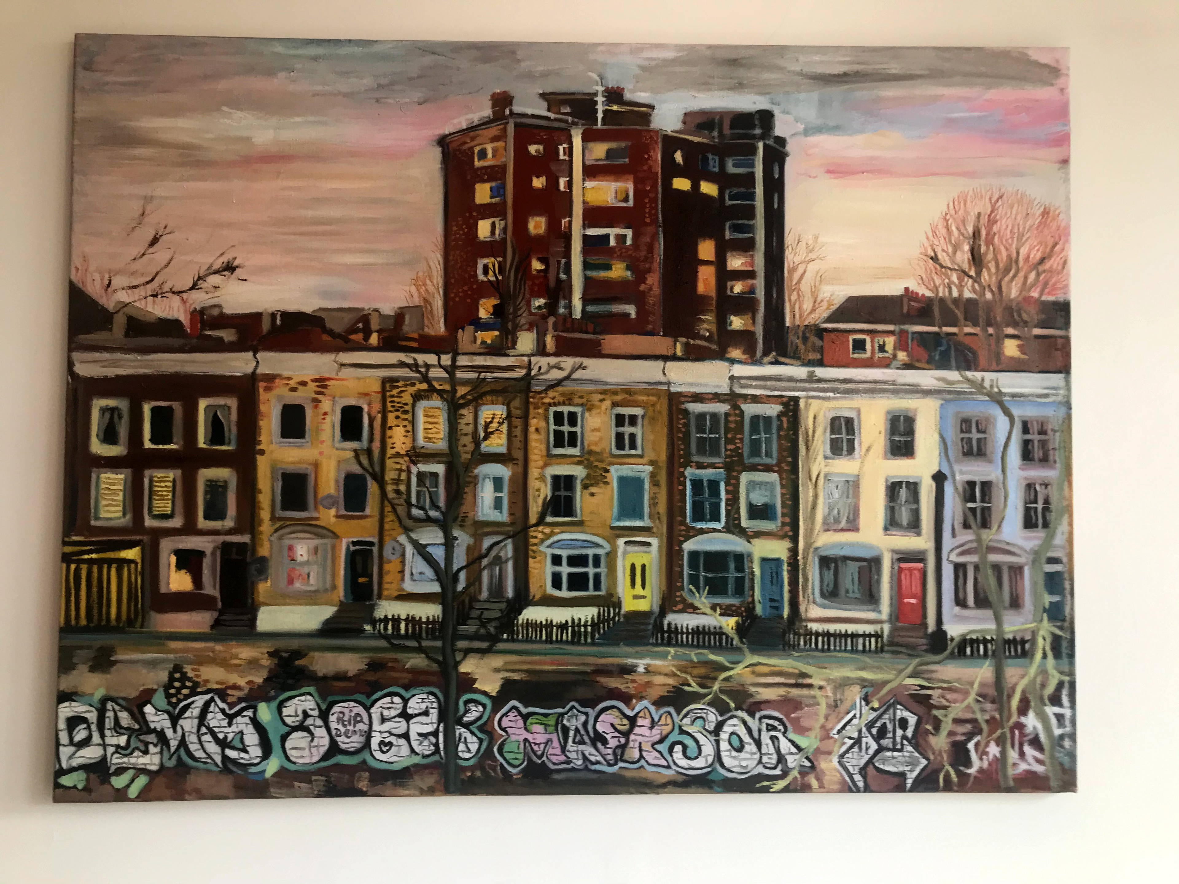 Before The Storm Hit (2020) Oil on Linen Dimensions: 101x76cm