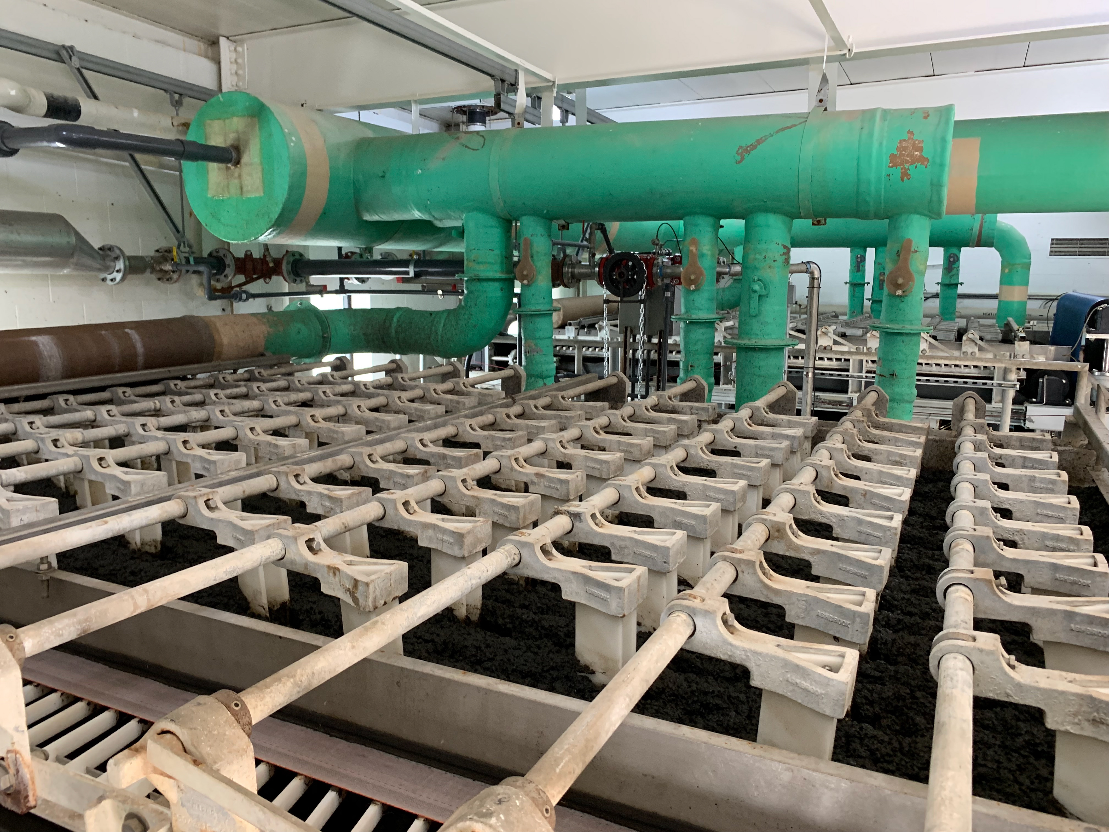 The final step in solids dewatering in Portland