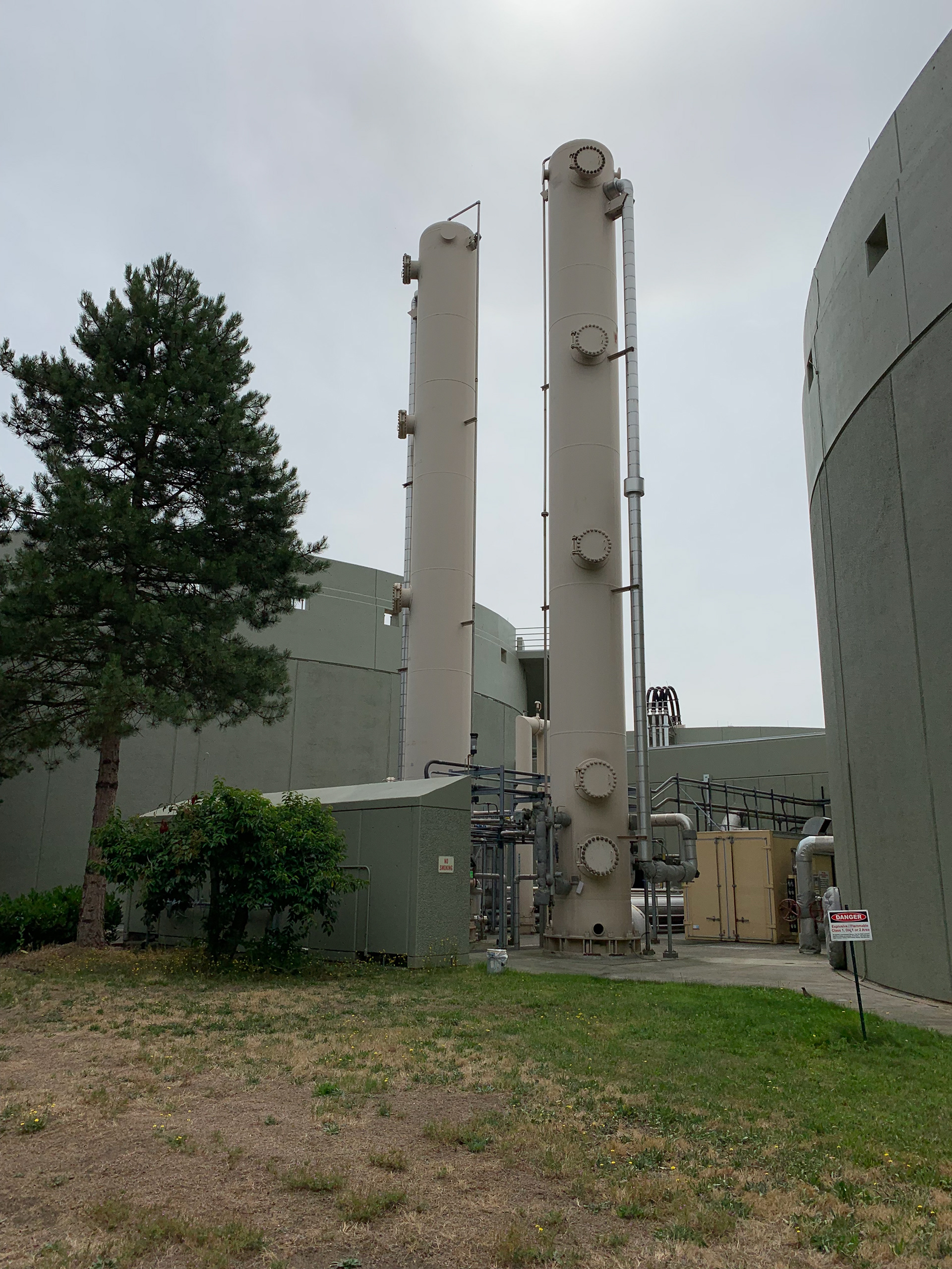 A renewable natural gas system in King County, Washington